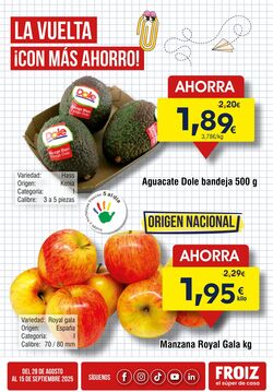 Folleto Froiz 01.09.2025 - 07.09.2025