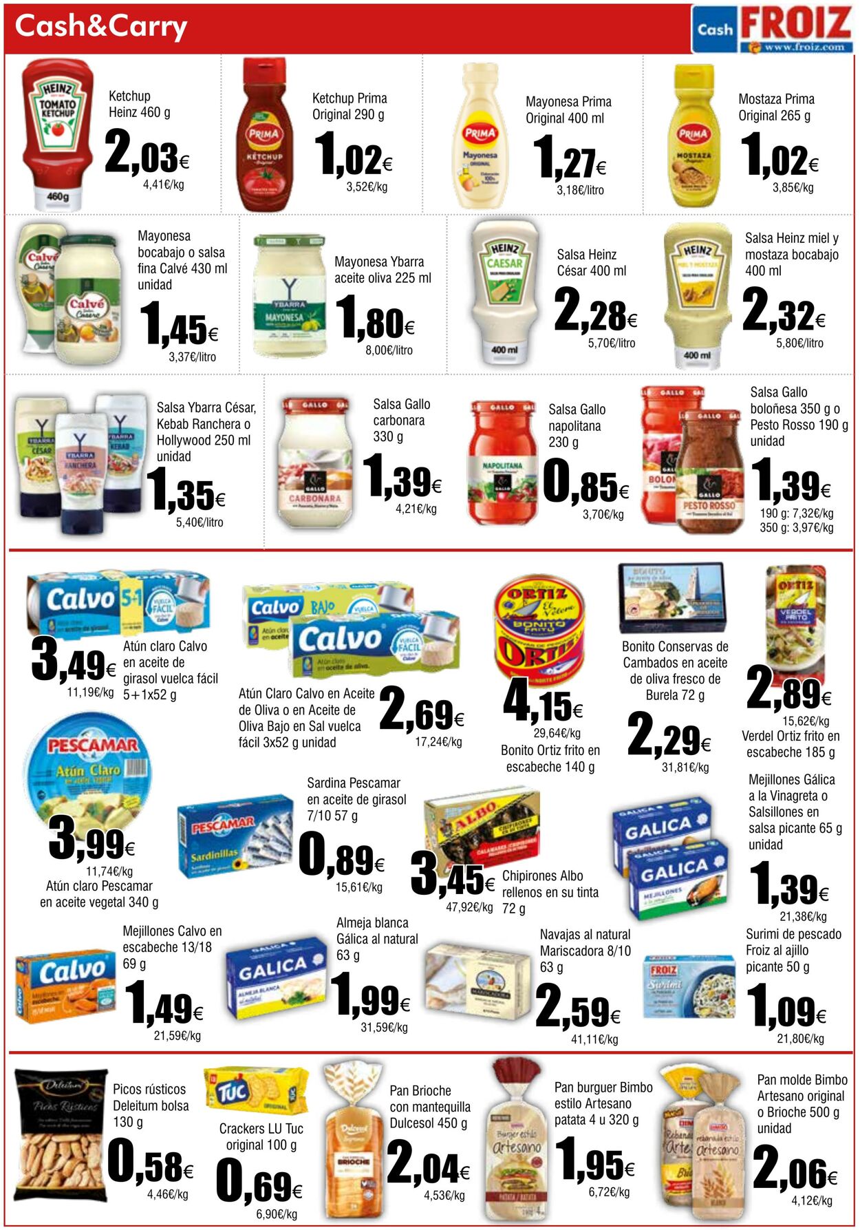 Folleto Froiz 12.08.2025 - 27.08.2025