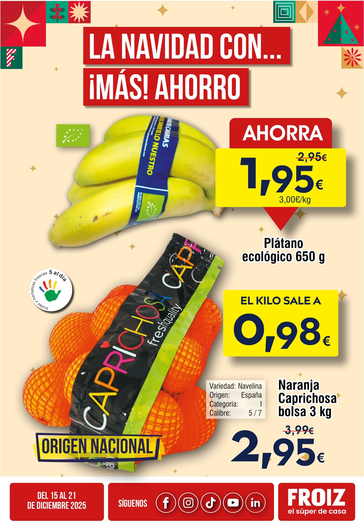Folleto Froiz 15.12.2025 - 21.12.2025