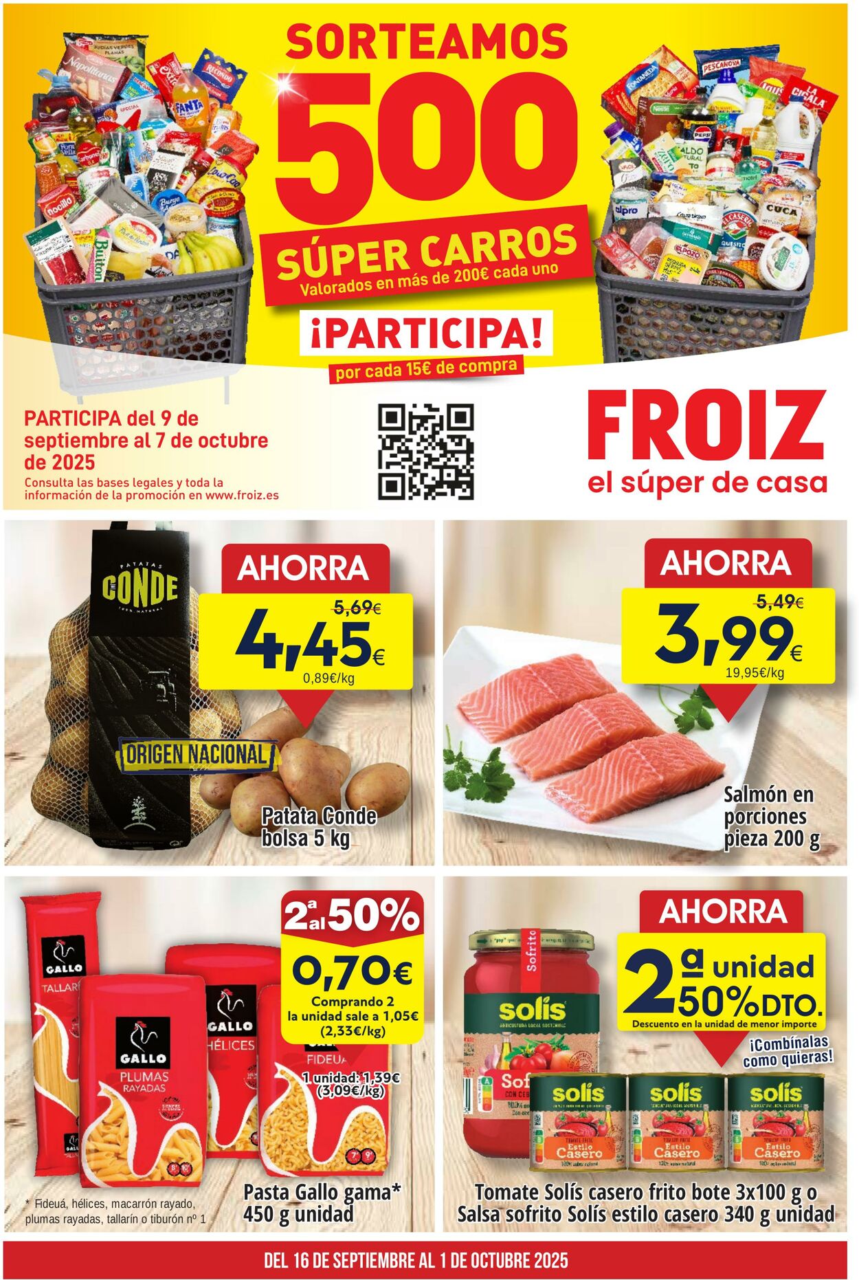 Folleto Froiz 16.09.2025 - 01.10.2025