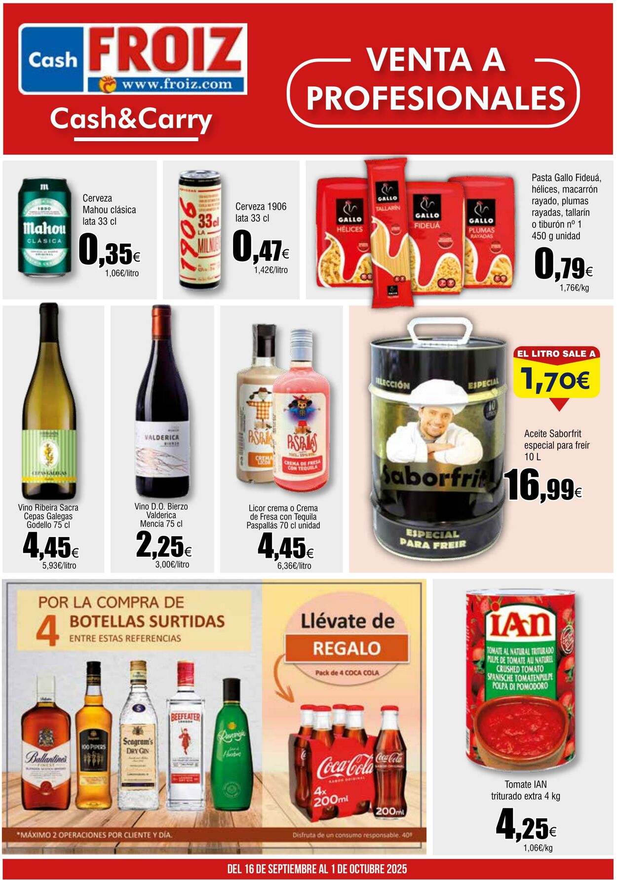Folleto Froiz 16.09.2025 - 01.10.2025