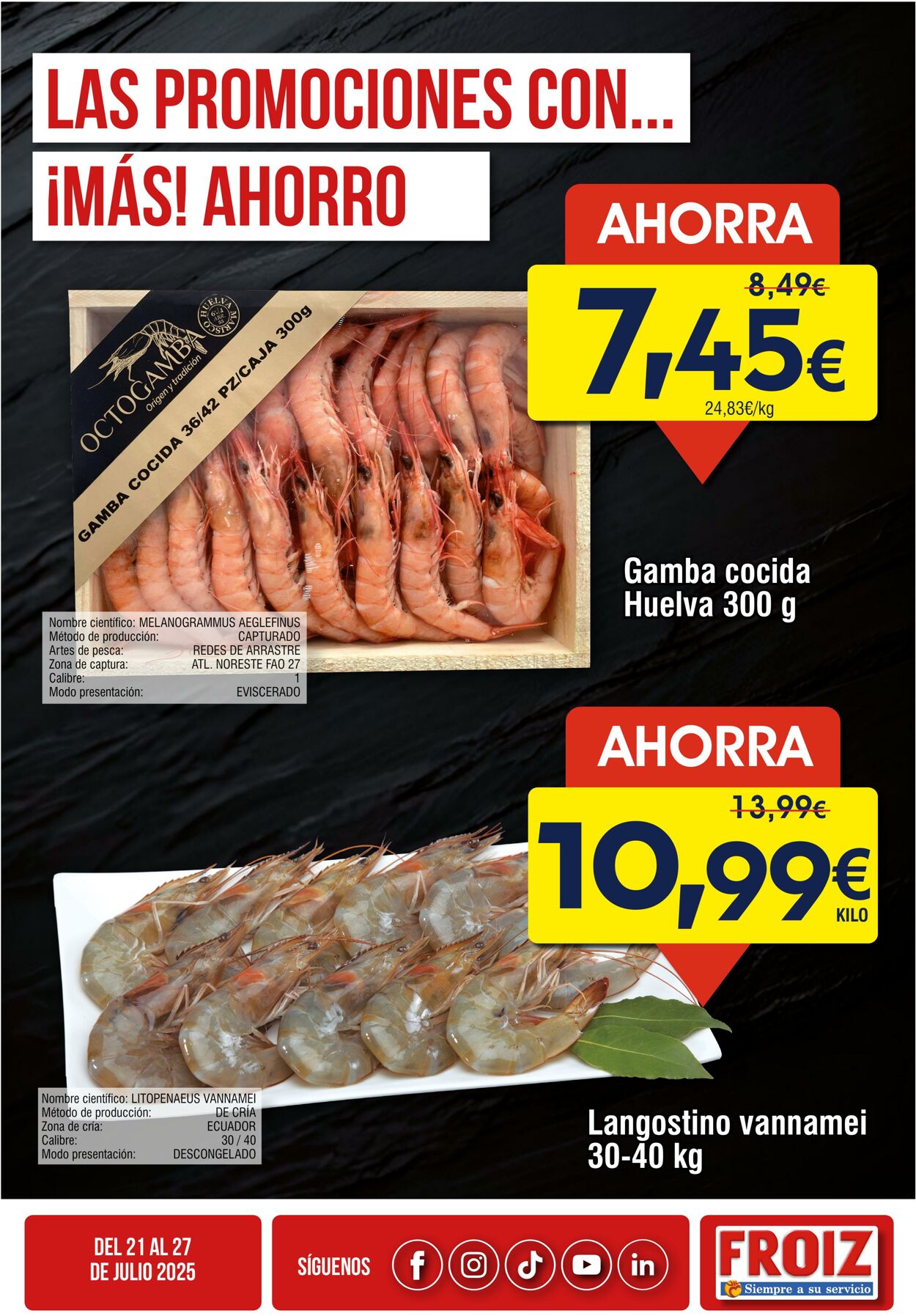 Folleto Froiz 21.07.2025 - 27.07.2025