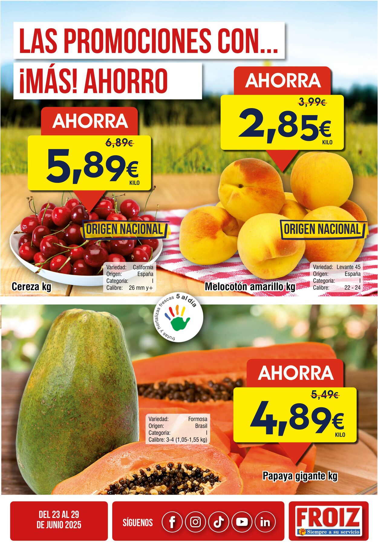 Folleto Froiz 23.06.2025 - 29.06.2025