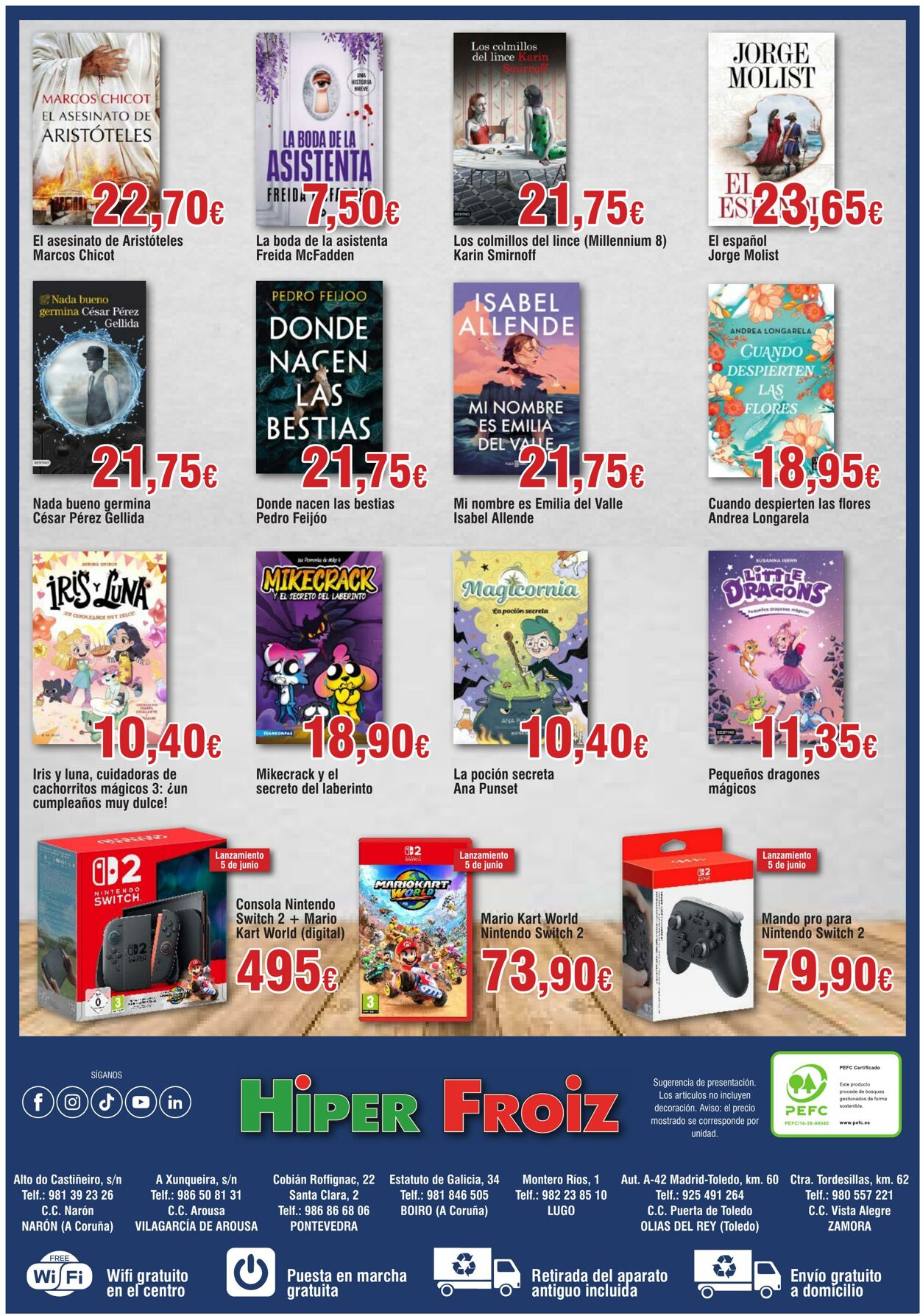 Folleto Froiz 27.05.2025 - 25.06.2025