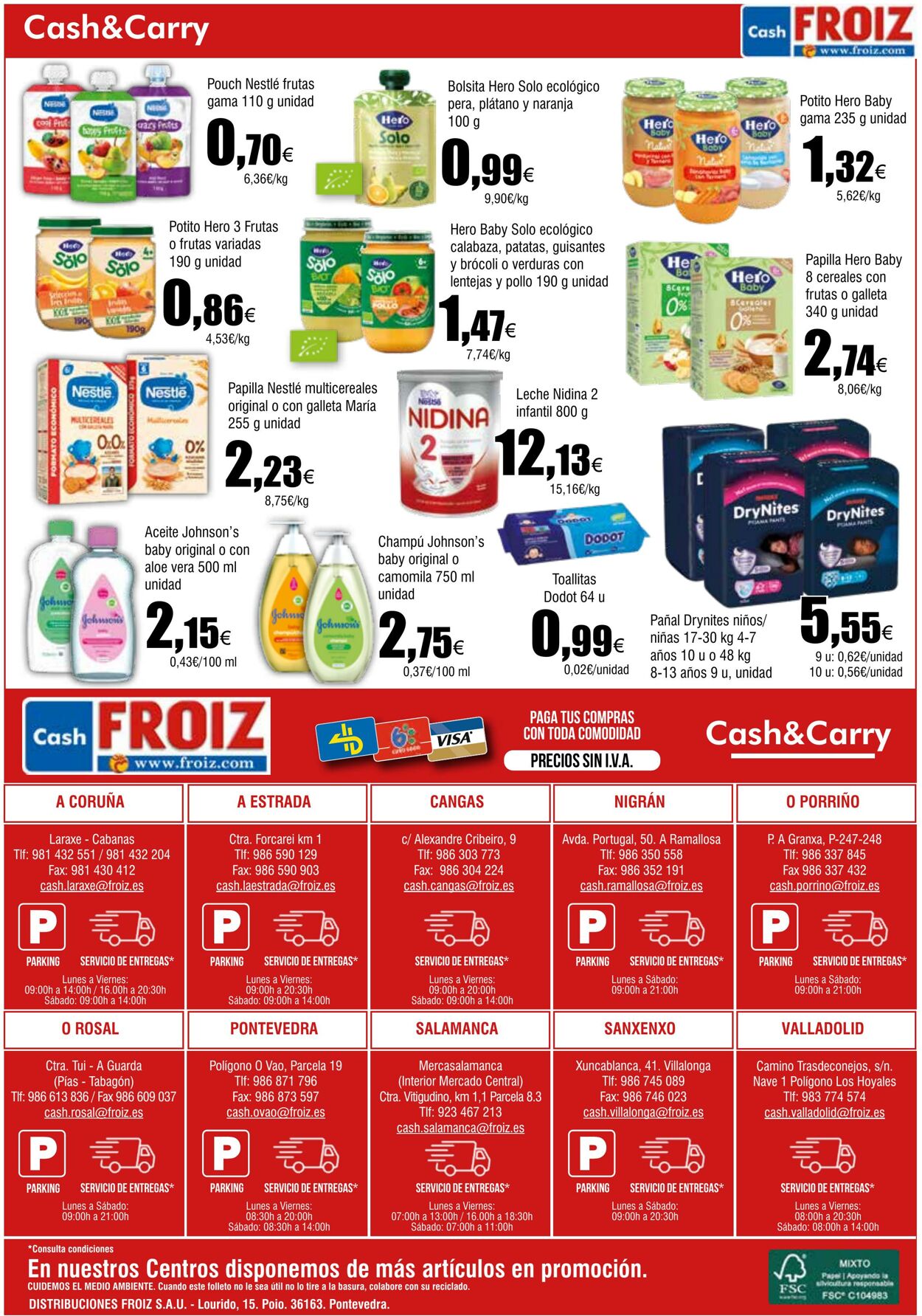 Folleto Froiz 28.08.2025 - 15.09.2025