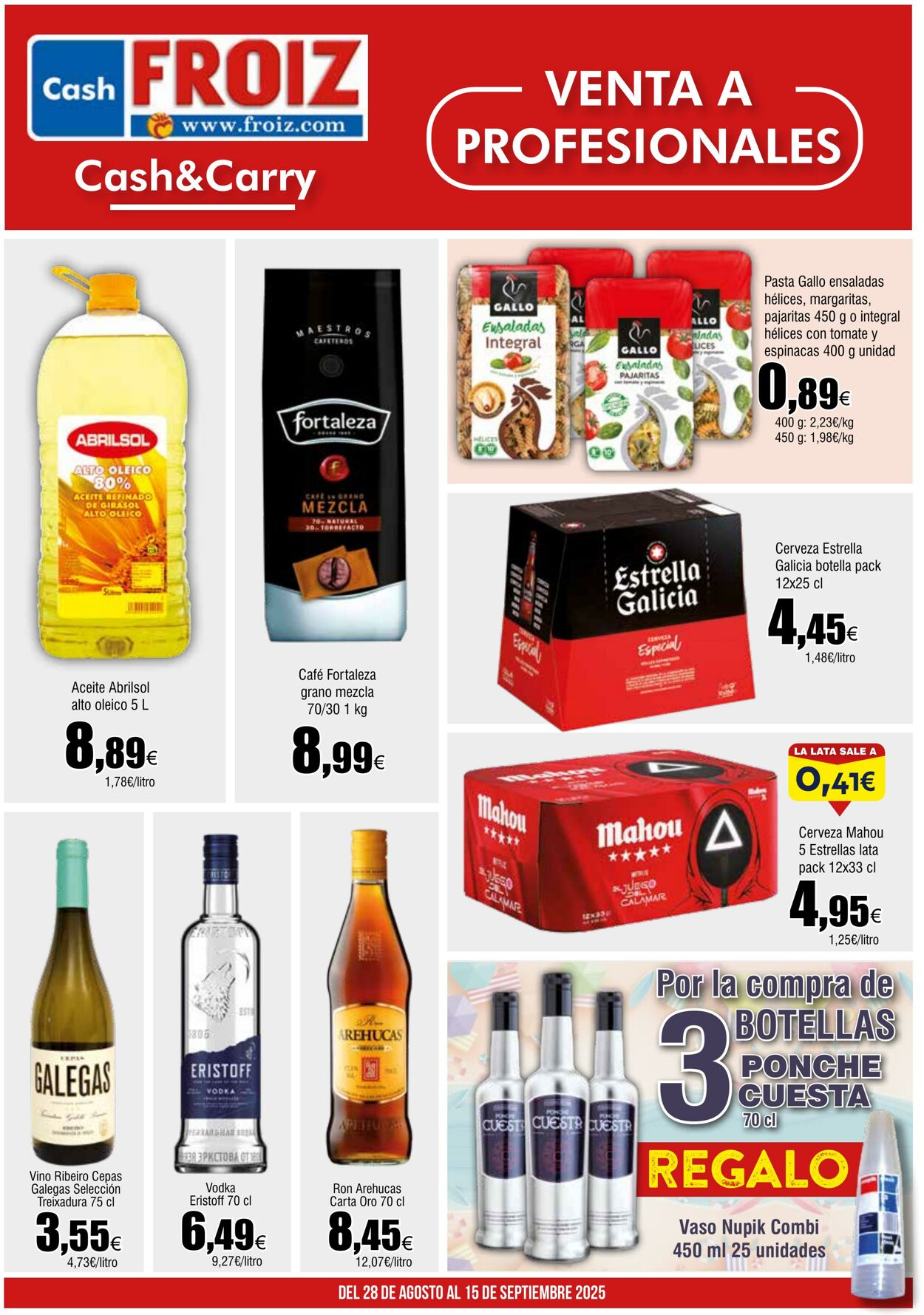 Folleto Froiz 28.08.2025 - 15.09.2025