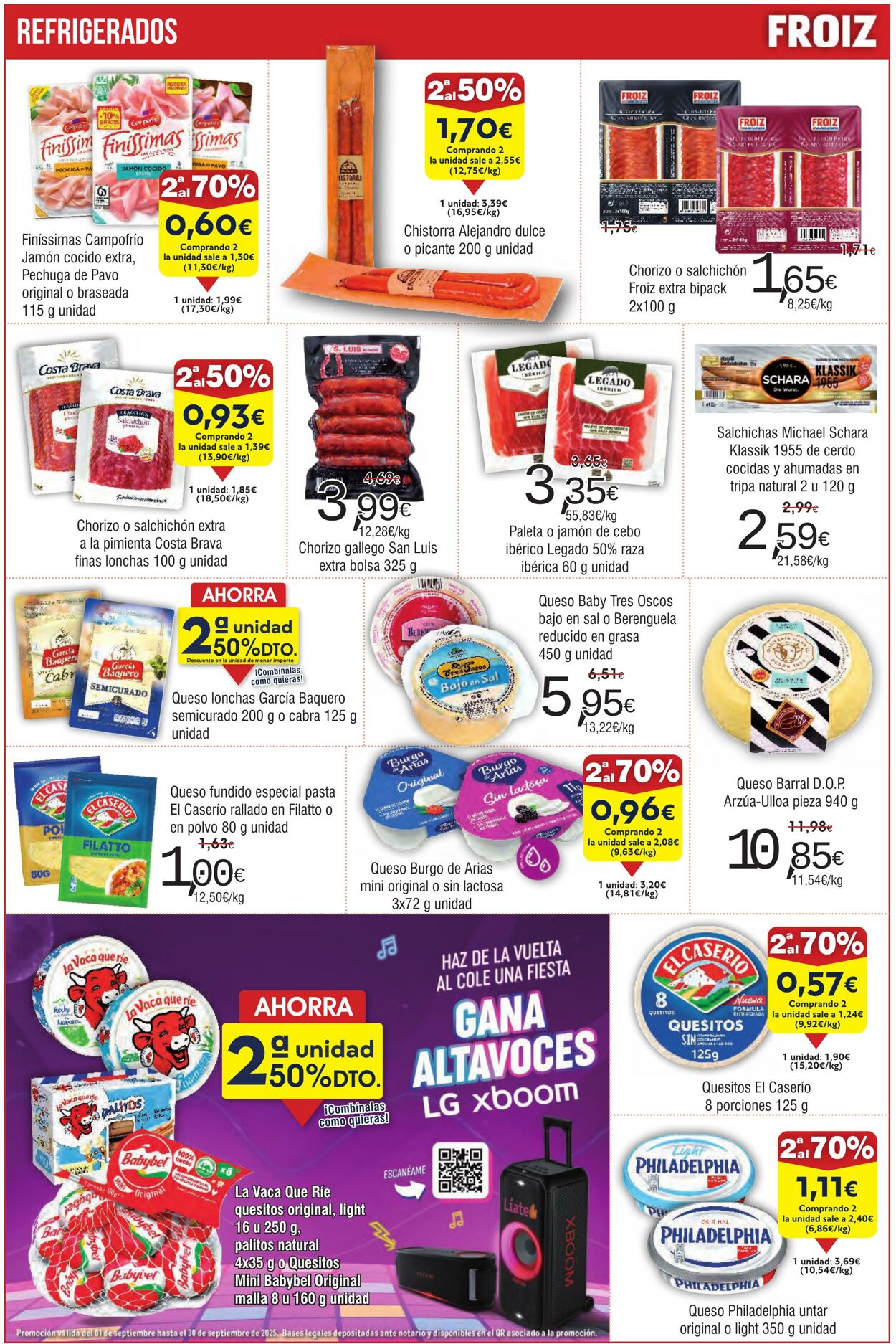 Folleto Froiz 28.08.2025 - 15.09.2025