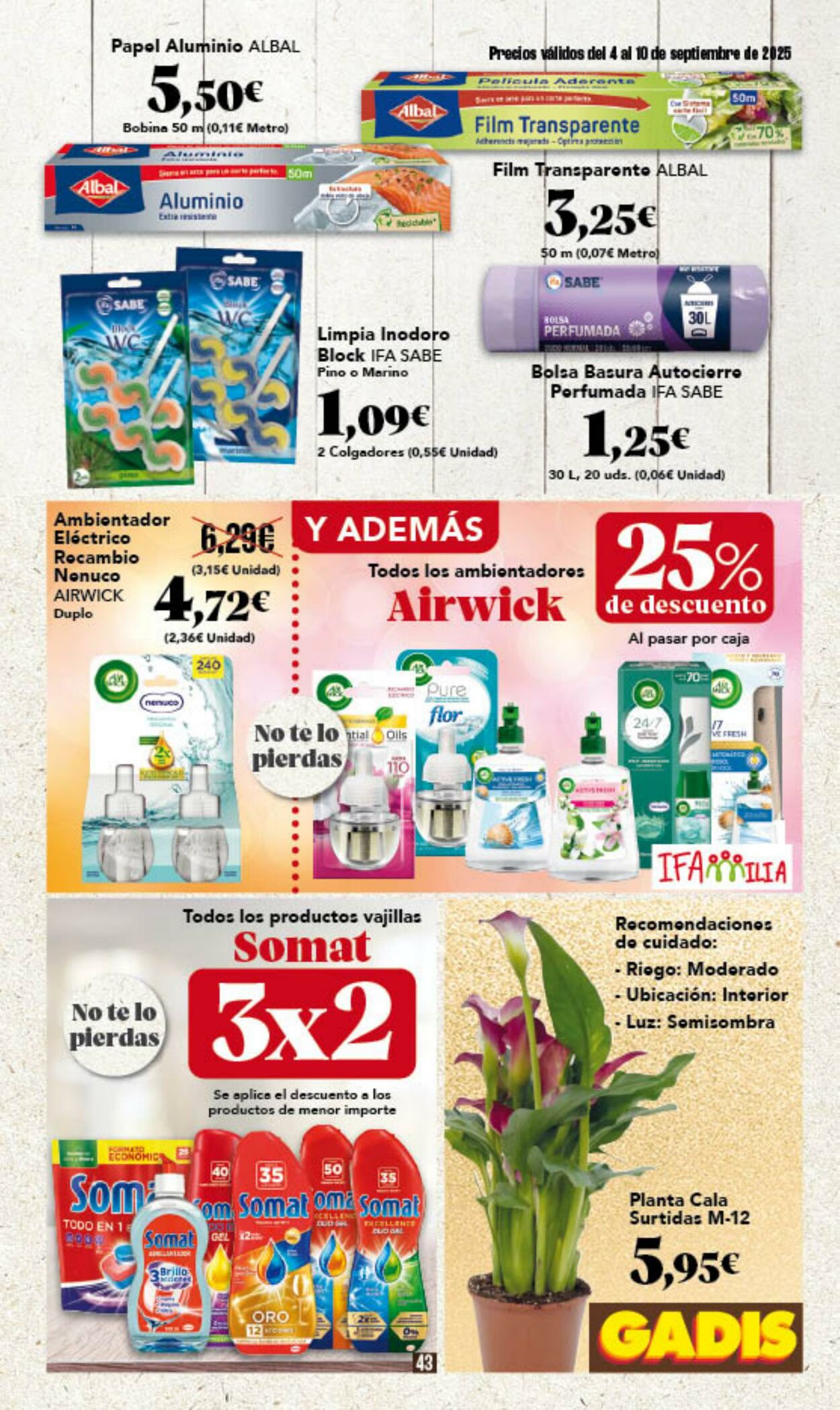 Folleto Gadis 04.09.2025 - 10.09.2025