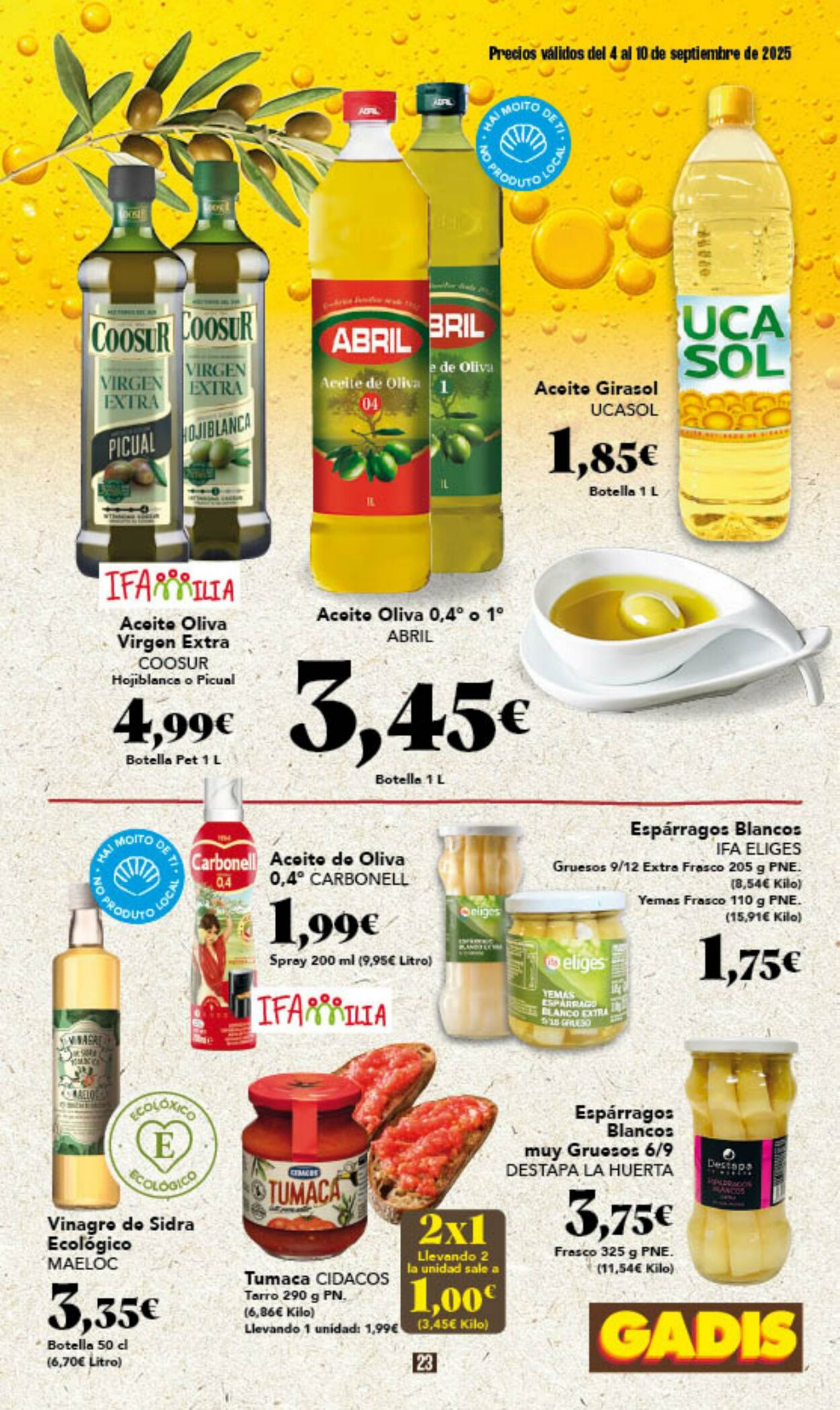Folleto Gadis 04.09.2025 - 10.09.2025