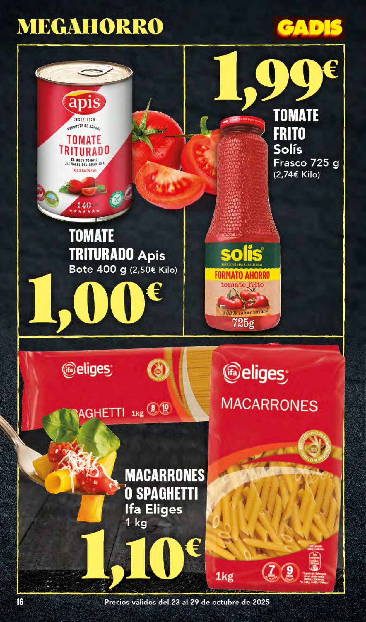 Folleto Gadis 23.10.2025 - 29.10.2025