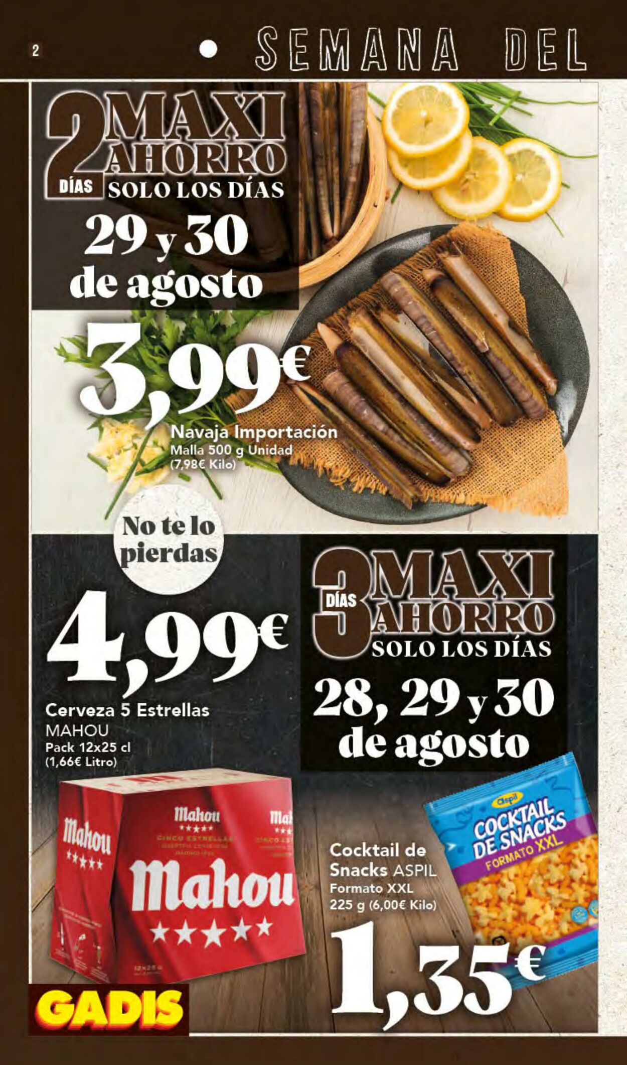 Folleto Gadis 28.08.2025 - 03.09.2025