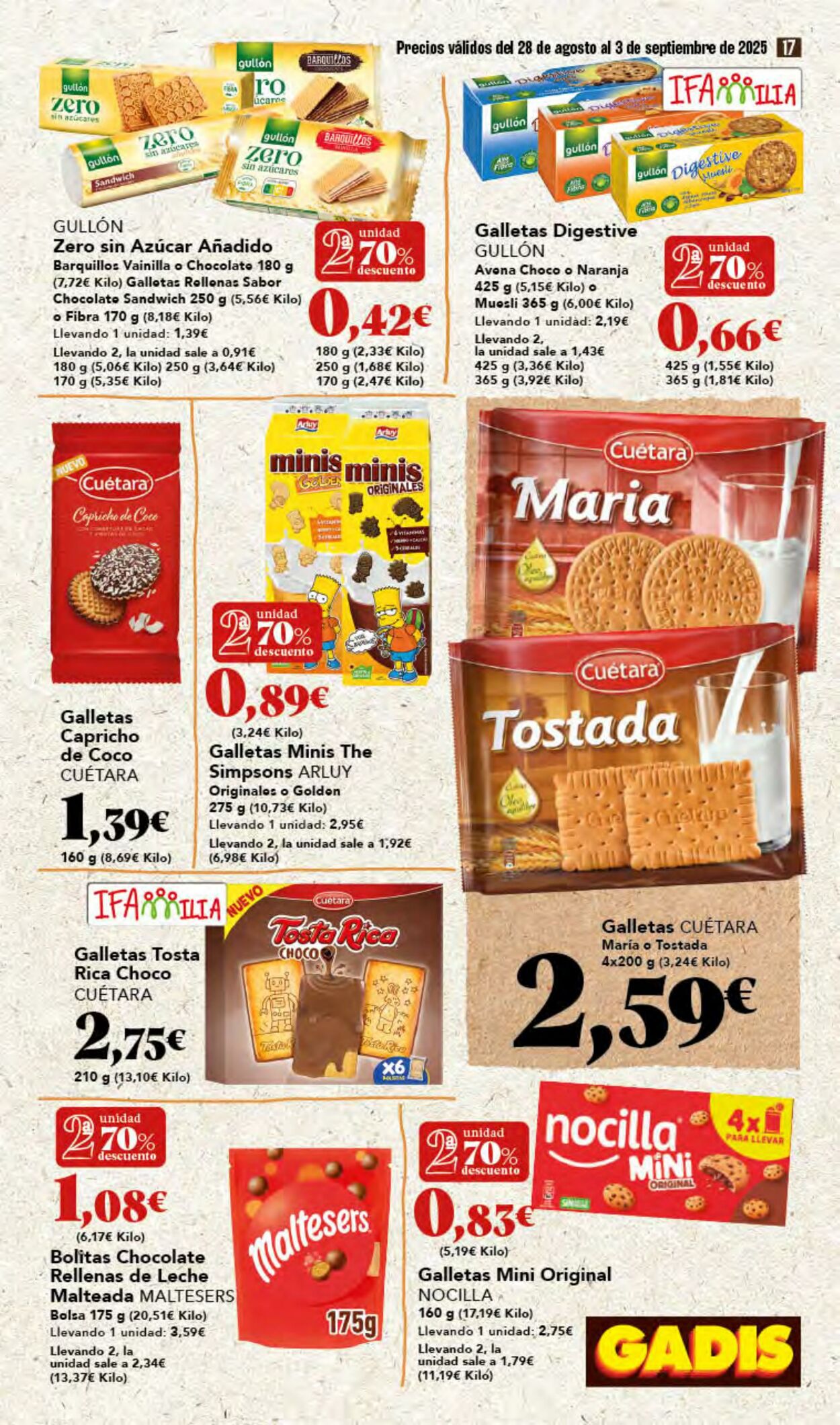 Folleto Gadis 28.08.2025 - 03.09.2025