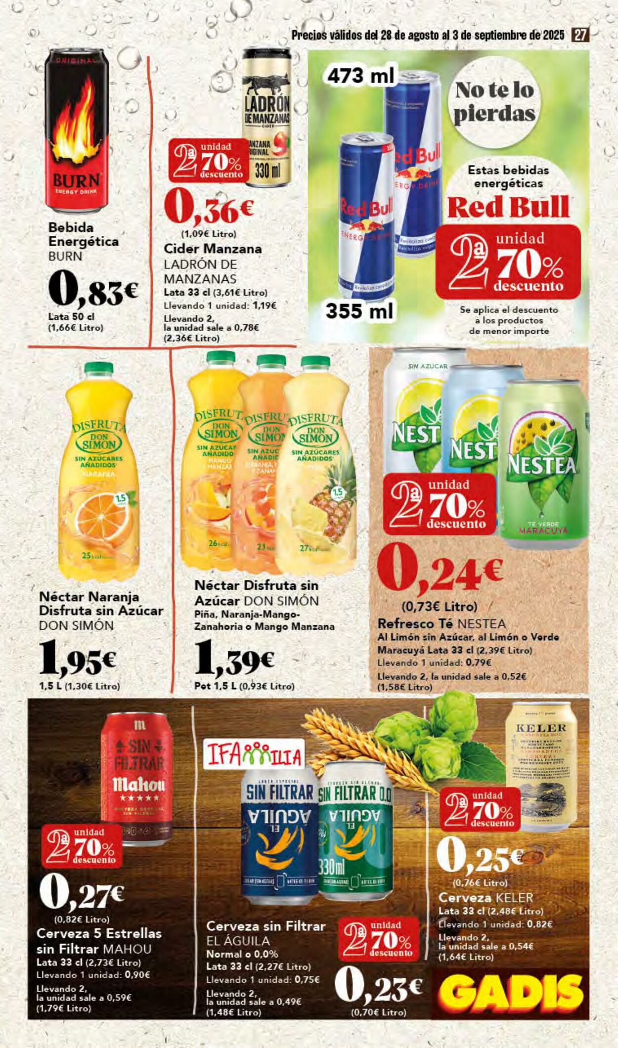 Folleto Gadis 28.08.2025 - 03.09.2025