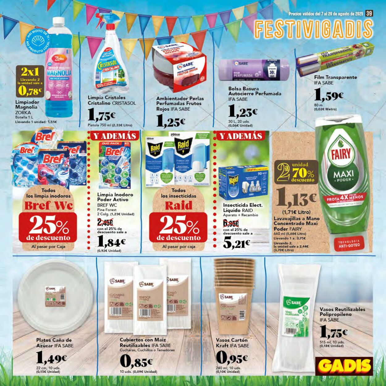 Folleto Gadis 07.08.2025 - 20.08.2025