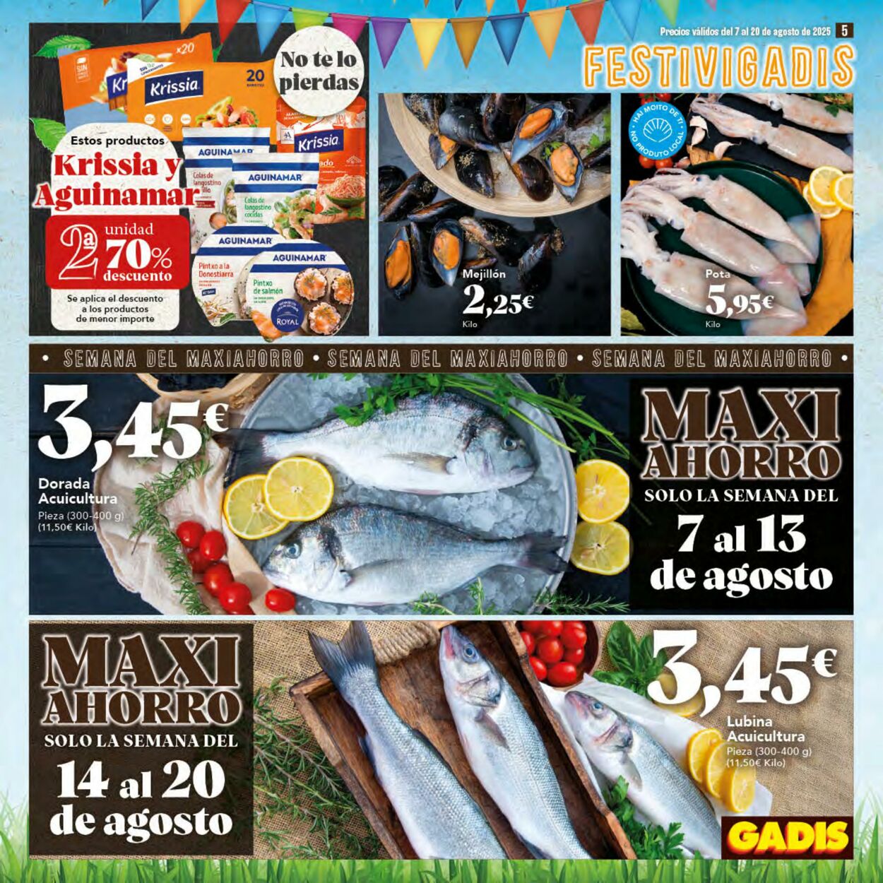 Folleto Gadis 07.08.2025 - 20.08.2025
