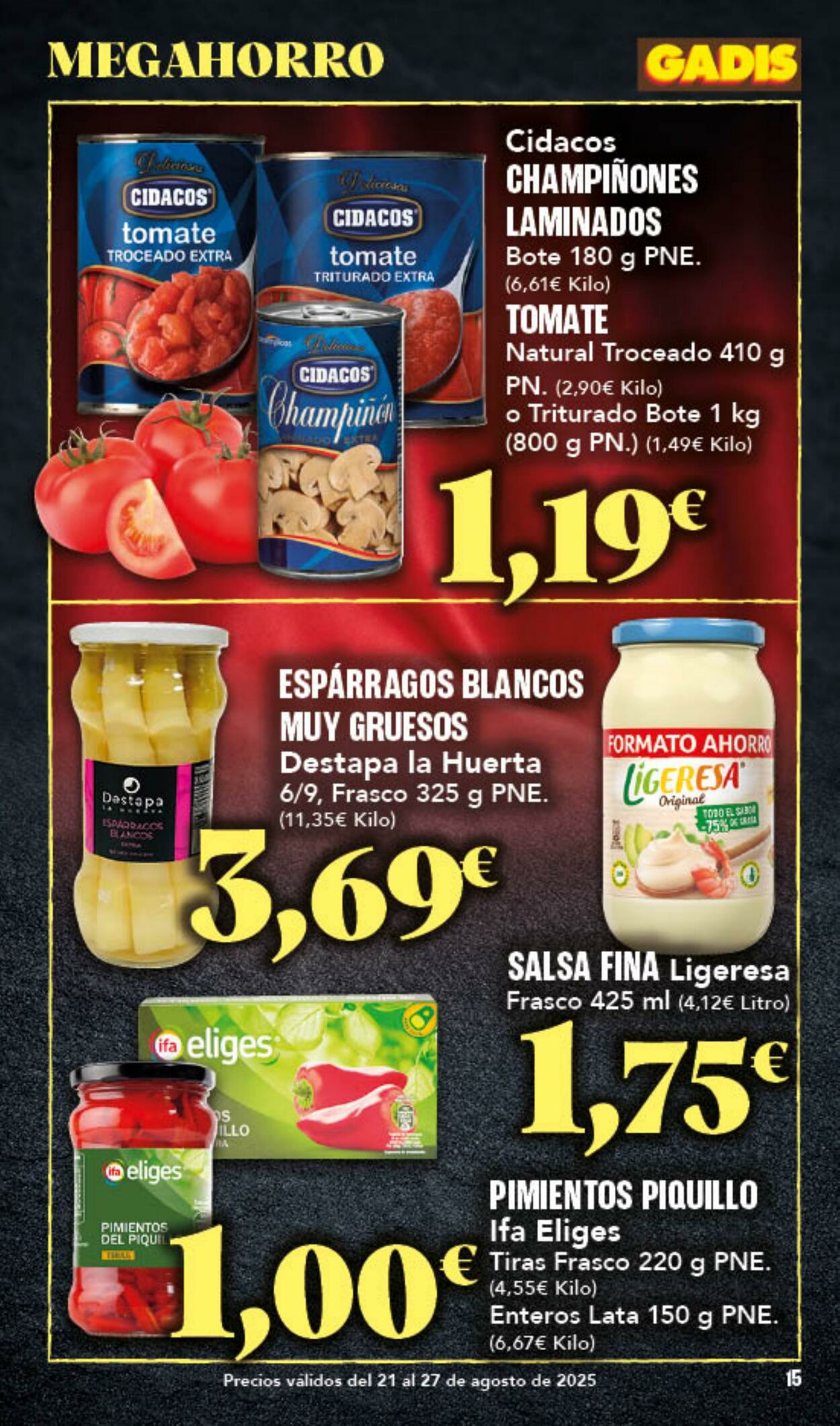 Folleto Gadis 21.08.2025 - 27.08.2025