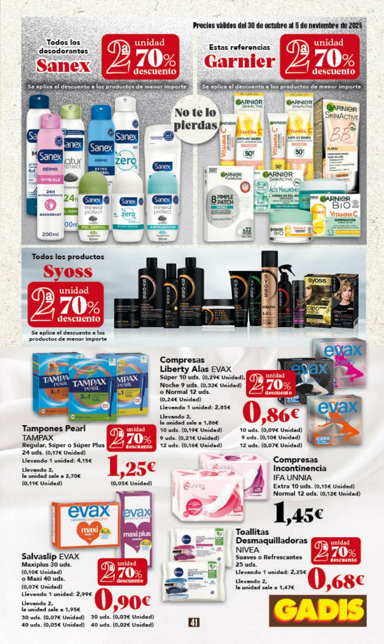 Folleto Gadis 30.10.2025 - 05.11.2025