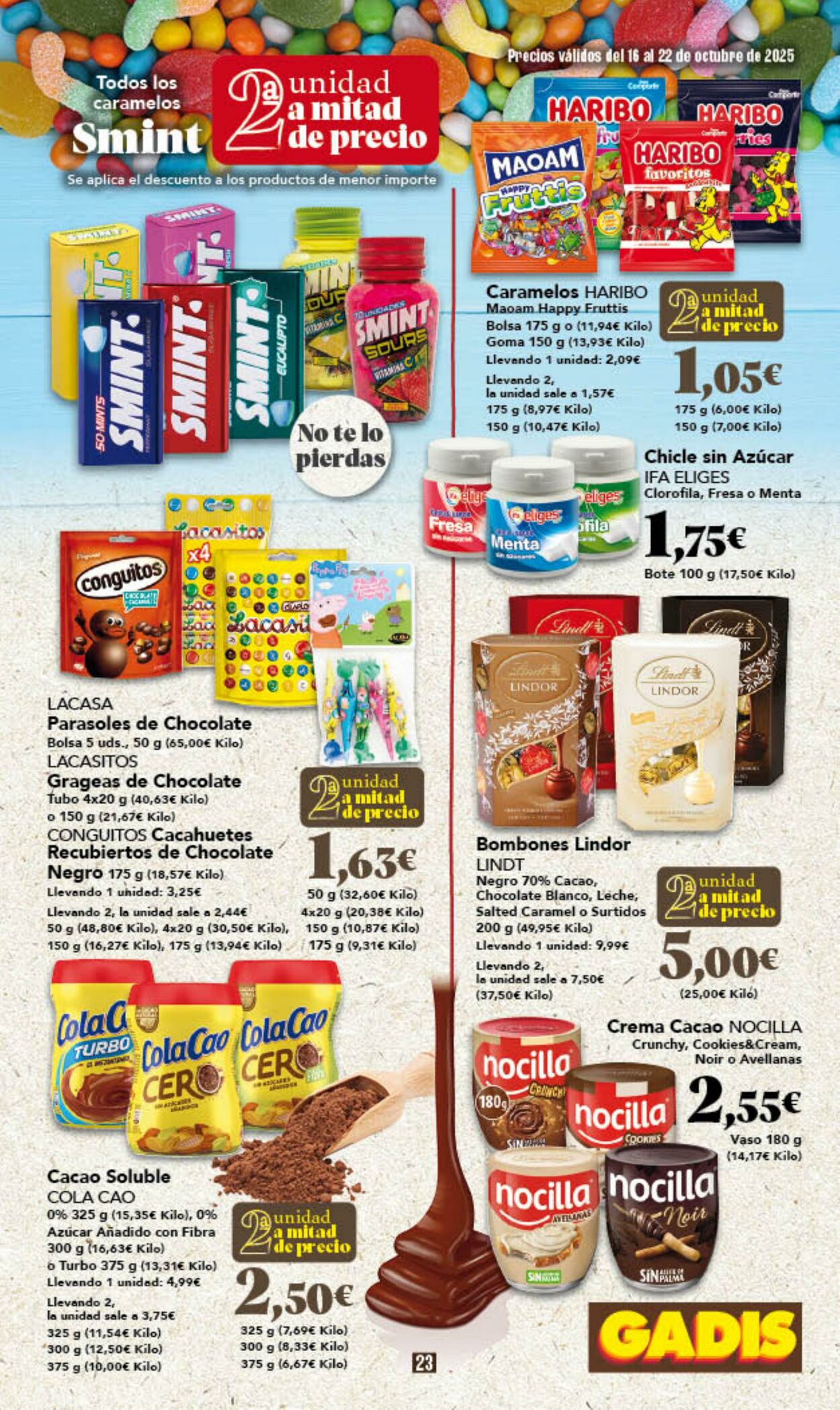 Folleto Gadis 16.10.2025 - 22.10.2025