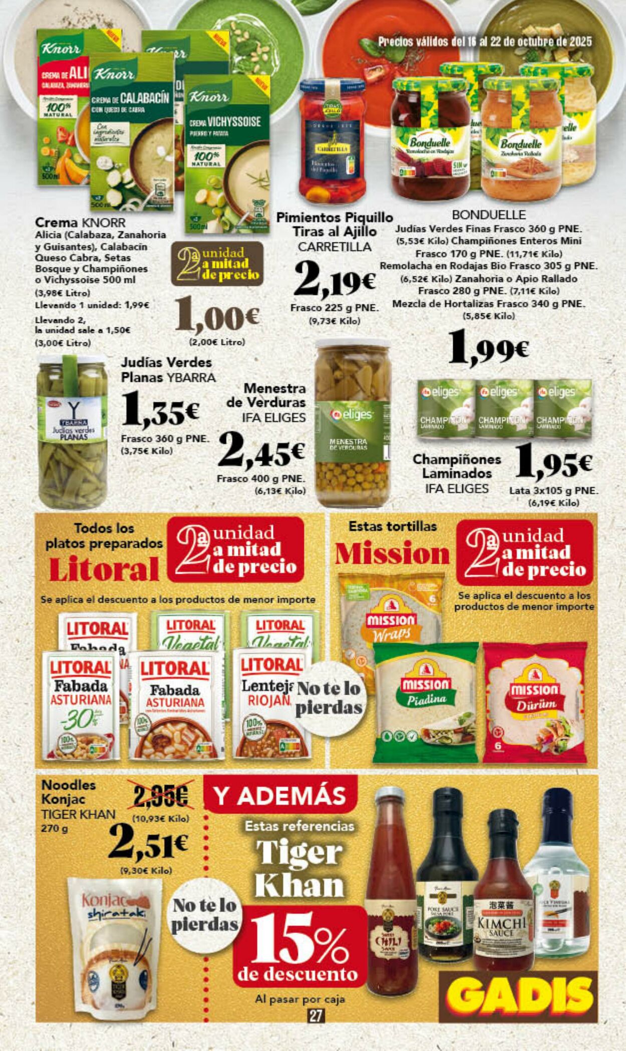 Folleto Gadis 16.10.2025 - 22.10.2025