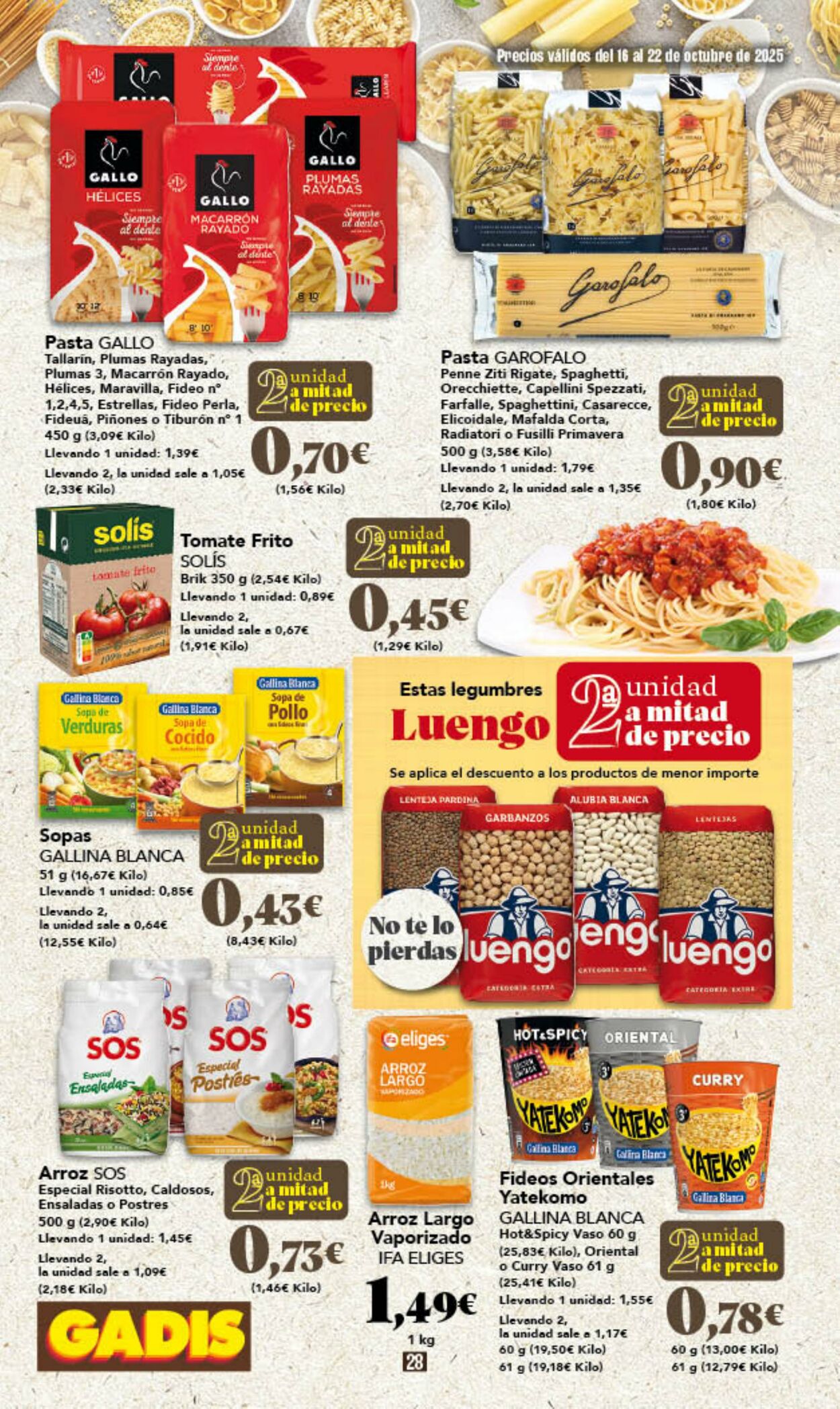 Folleto Gadis 16.10.2025 - 22.10.2025