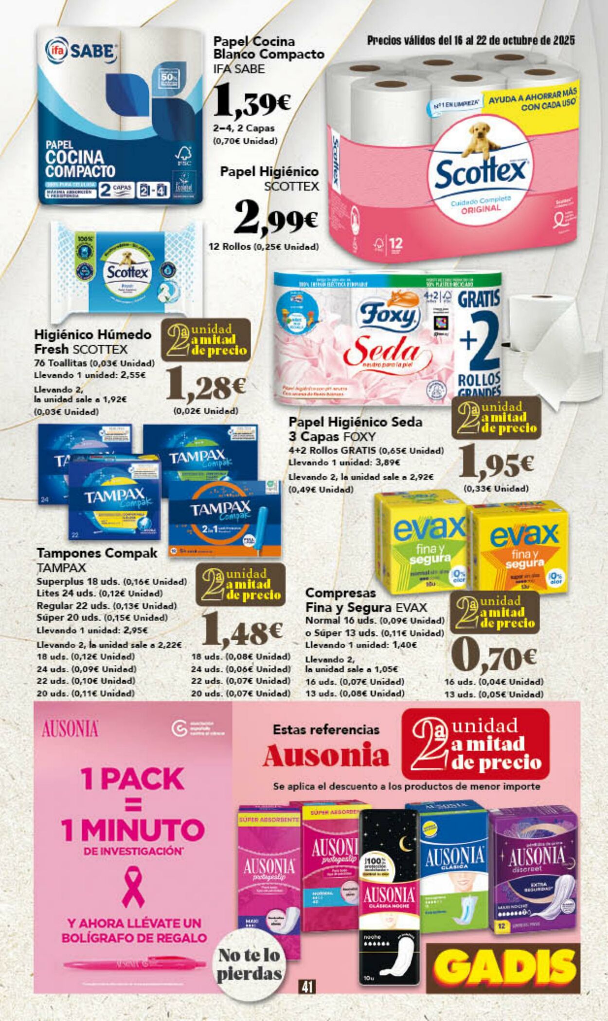 Folleto Gadis 16.10.2025 - 22.10.2025