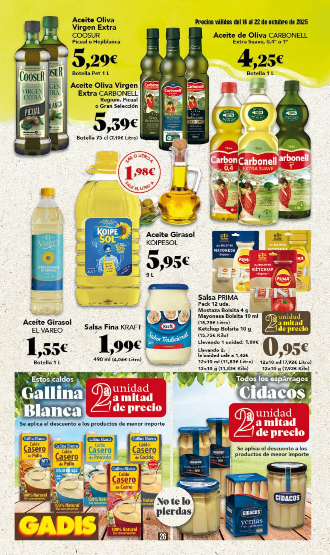 Folleto Gadis 16.10.2025 - 22.10.2025