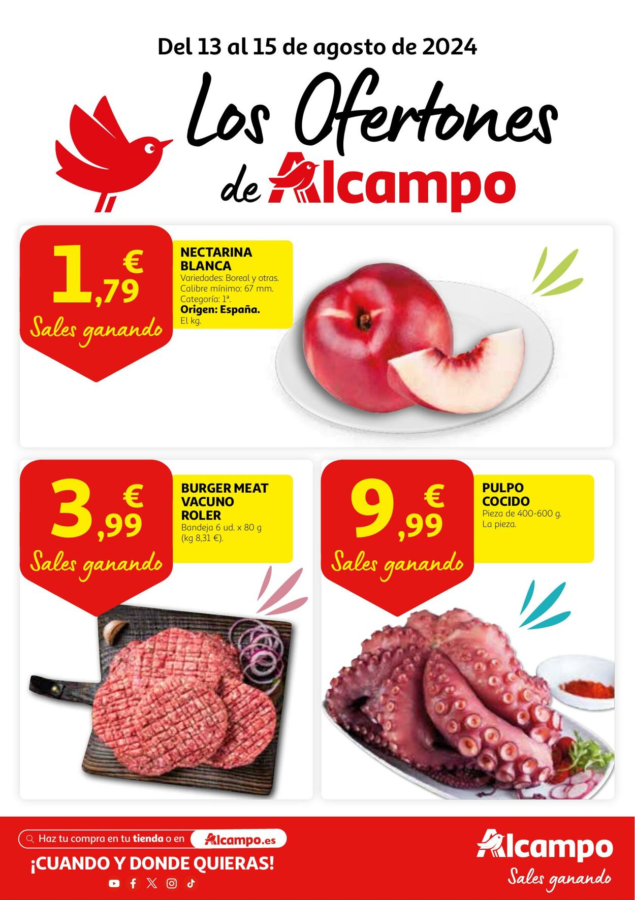 Folleto Alcampo 13.08.2024 - 15.08.2024