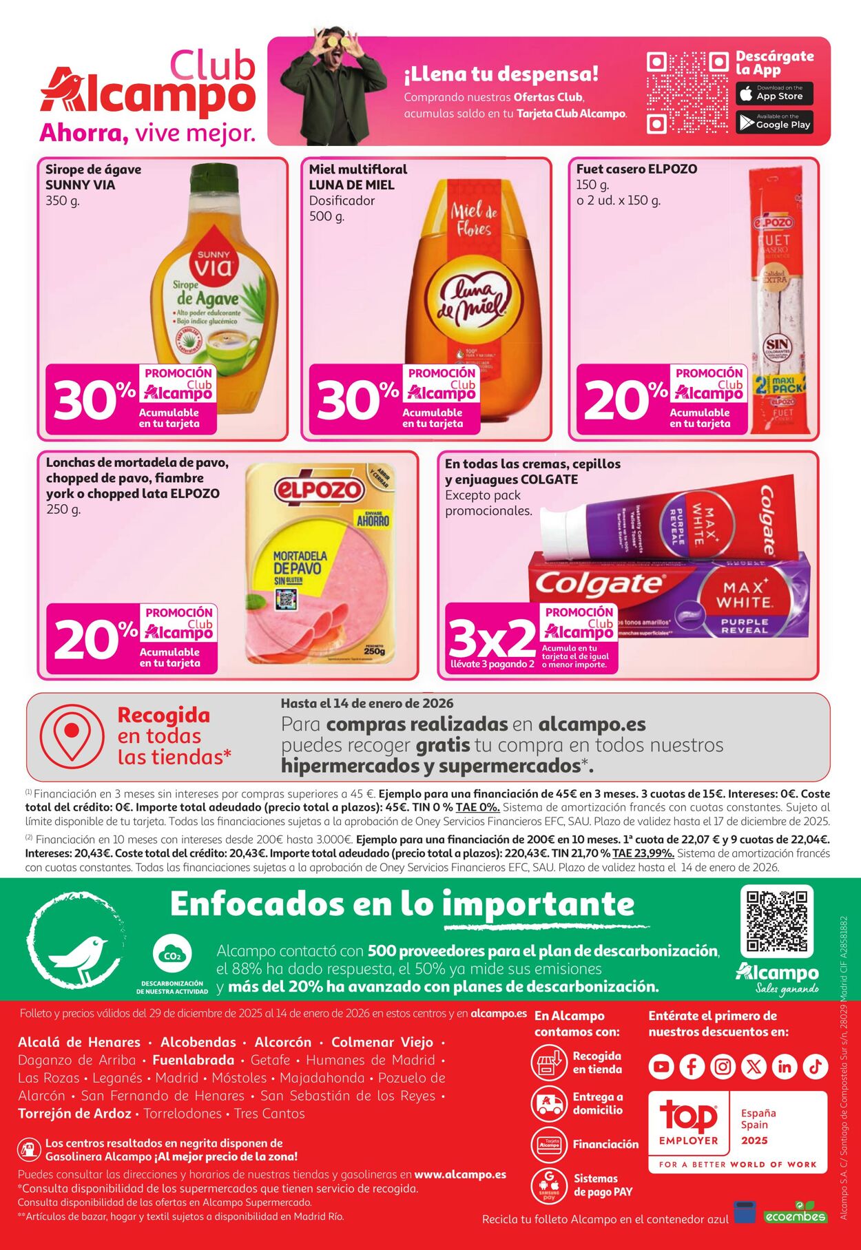Folleto Alcampo 29.12.2025 - 14.01.2026