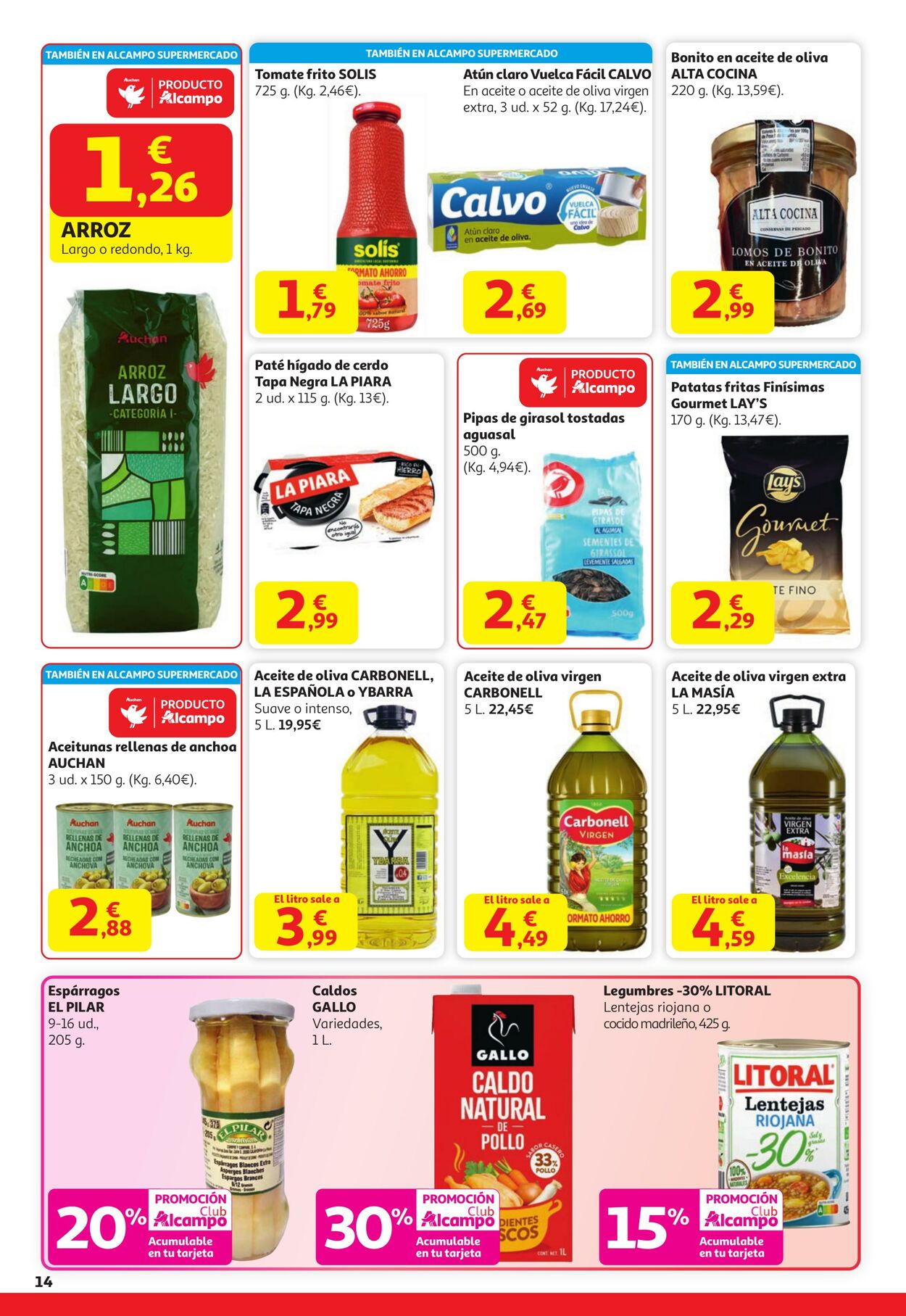 Folleto Alcampo 29.12.2025 - 14.01.2026