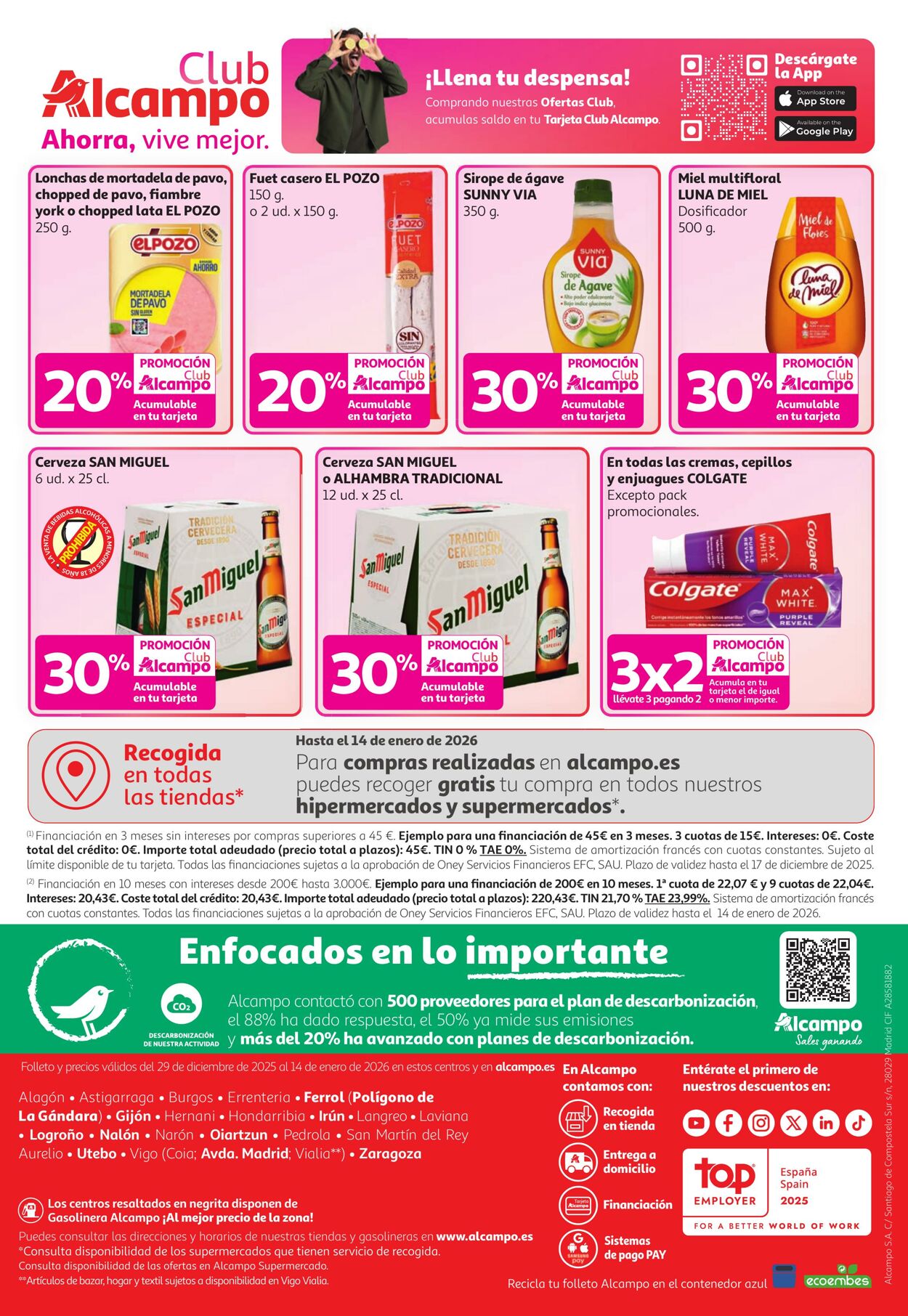 Folleto Alcampo 29.12.2025 - 14.01.2026