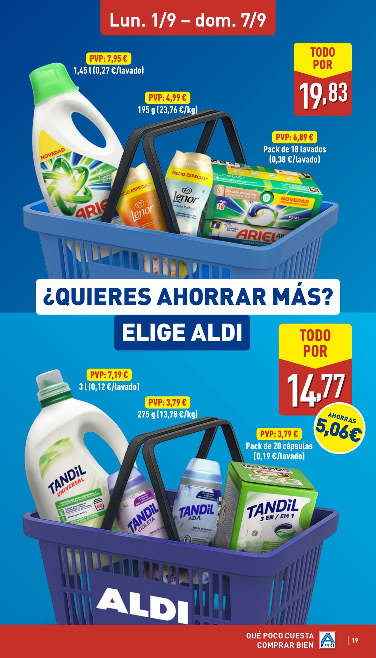 Folleto Aldi 01.09.2025 - 07.09.2025