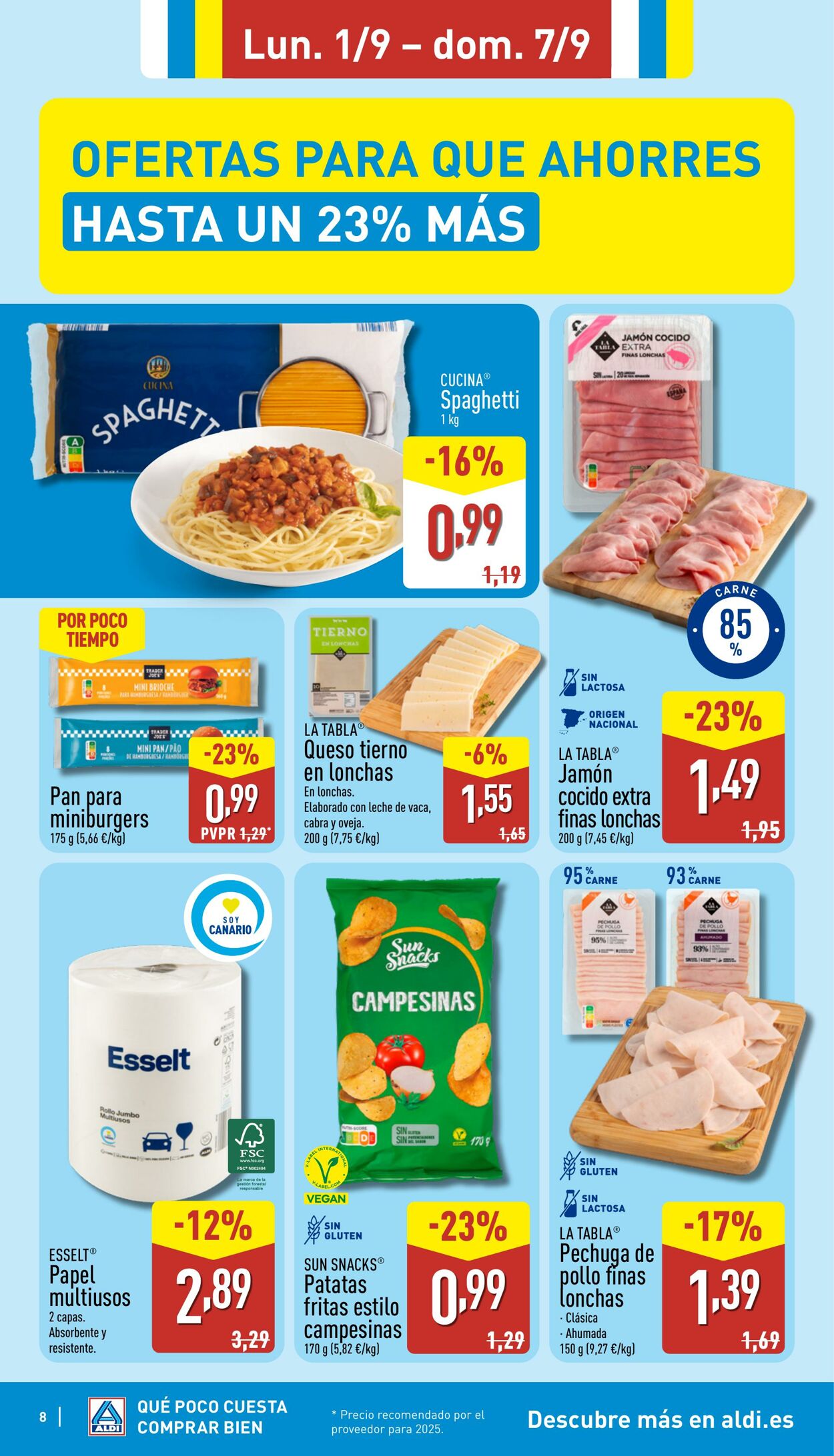 Folleto Aldi 01.09.2025 - 07.09.2025