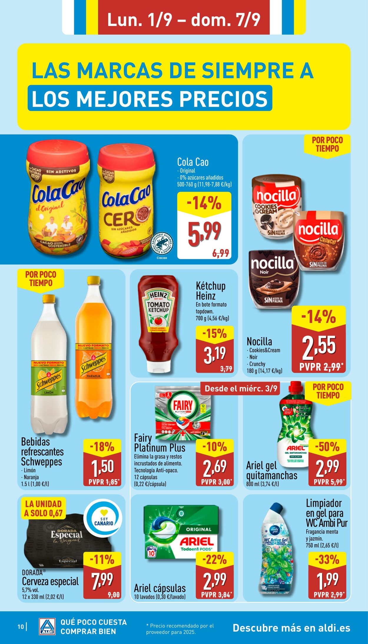 Folleto Aldi 01.09.2025 - 07.09.2025