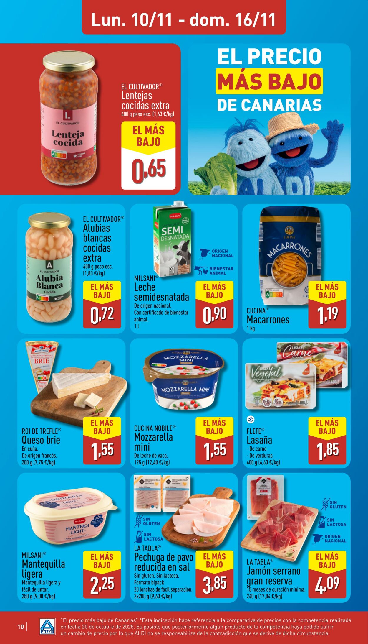 Folleto Aldi 10.11.2025 - 16.11.2025