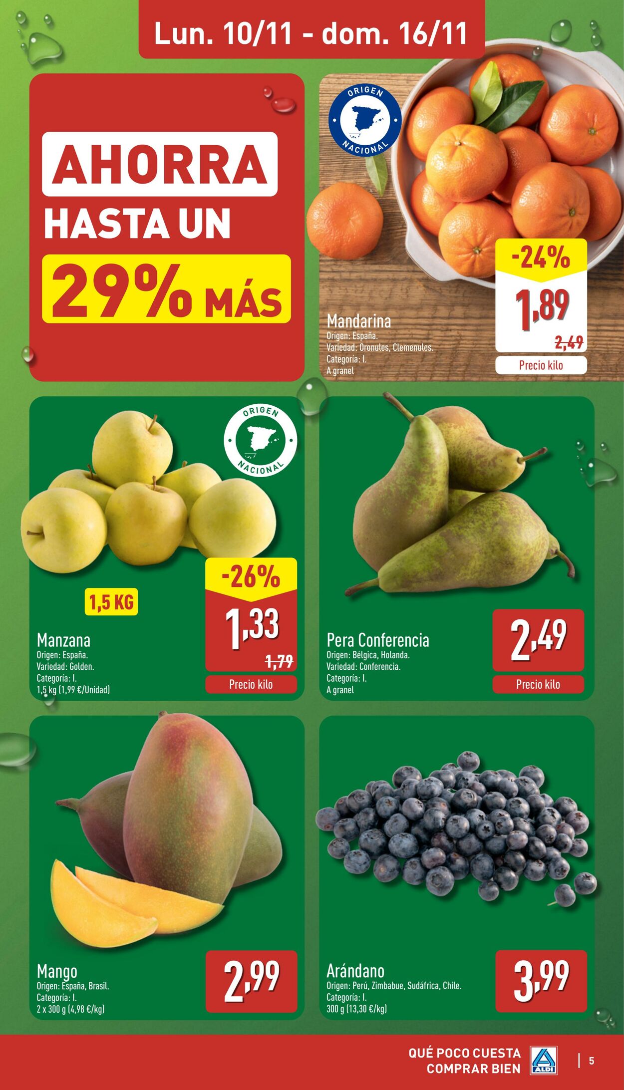 Folleto Aldi 10.11.2025 - 16.11.2025