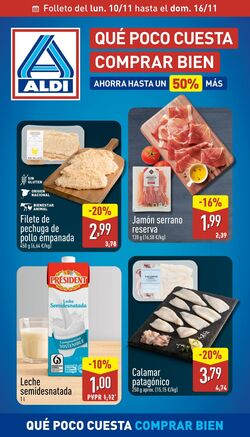 Folleto Aldi 10.11.2025 - 16.11.2025