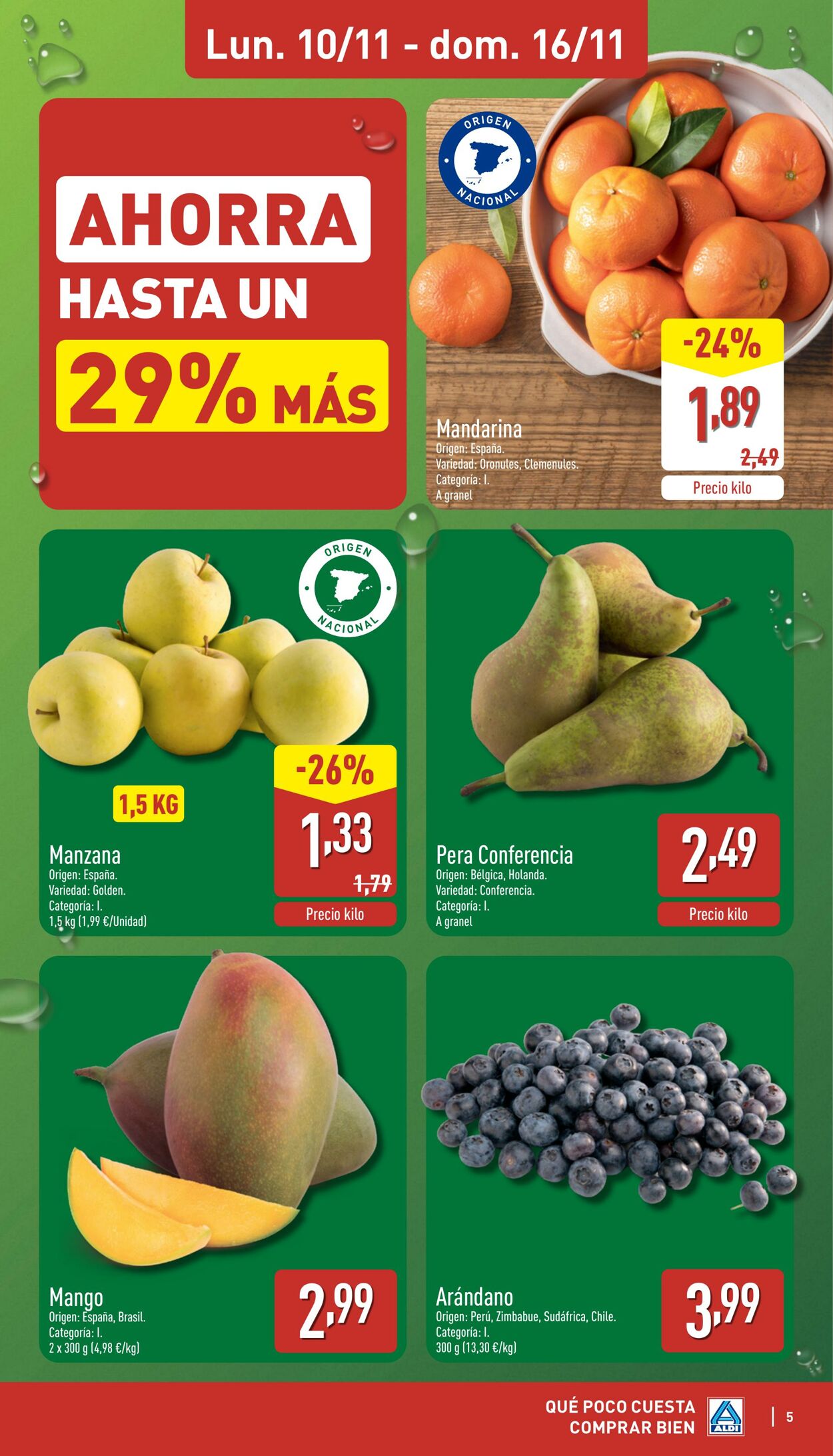 Folleto Aldi 10.11.2025 - 16.11.2025