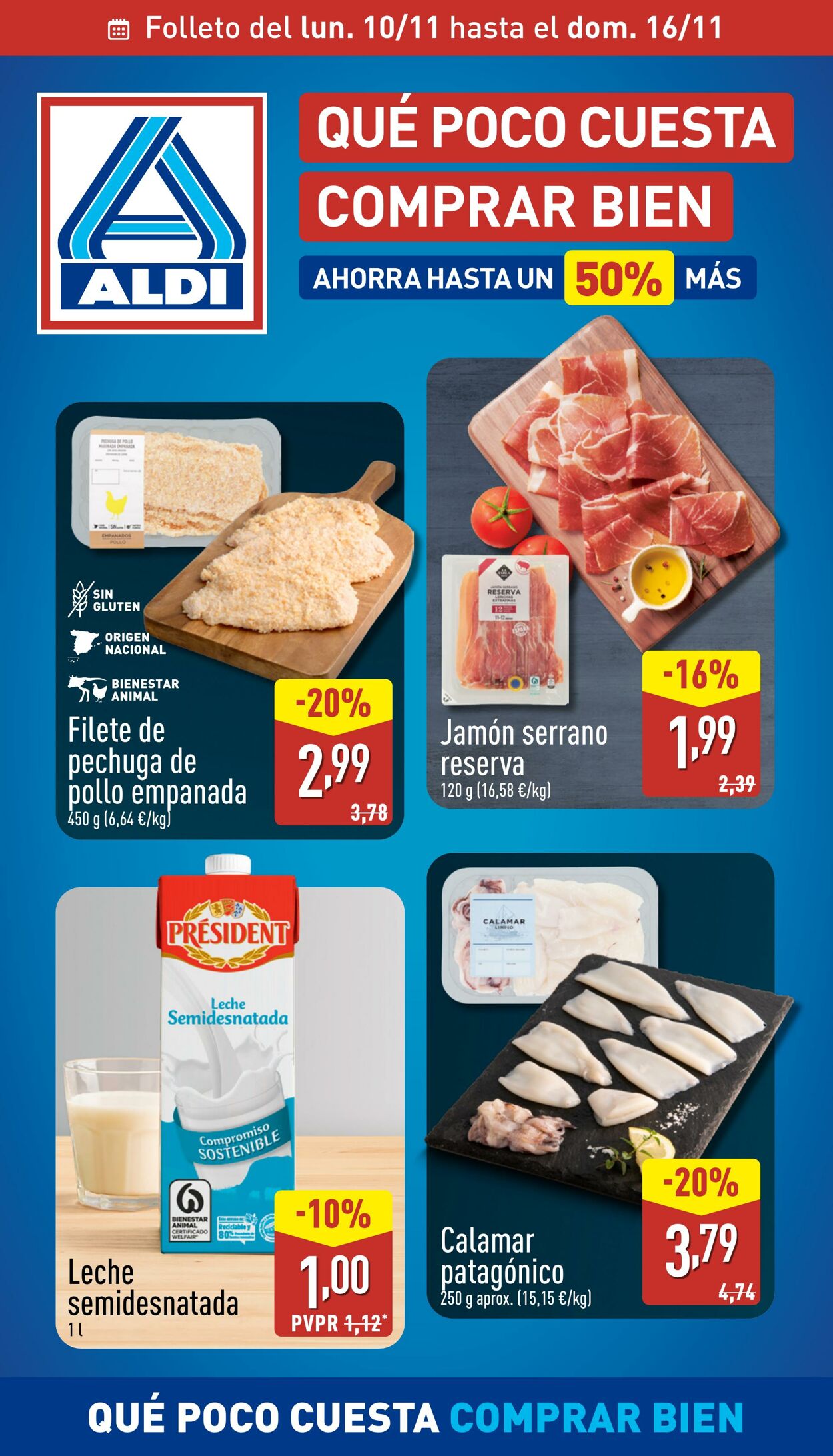 Folleto Aldi 10.11.2025 - 16.11.2025