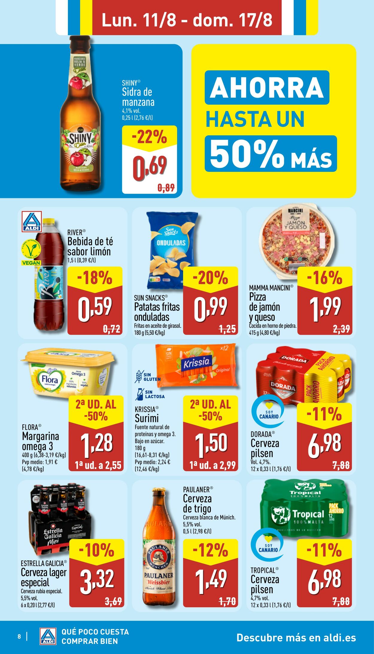 Folleto Aldi 11.08.2025 - 17.08.2025