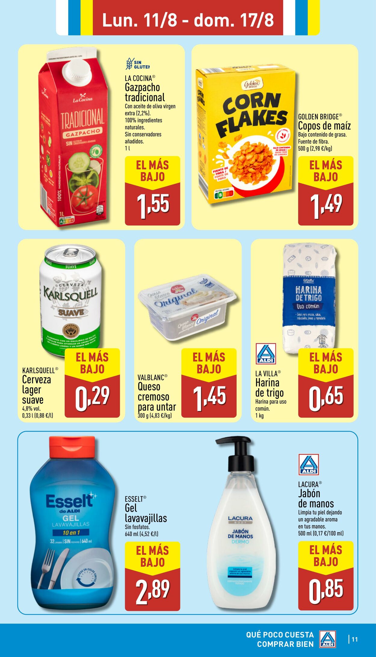 Folleto Aldi 11.08.2025 - 17.08.2025