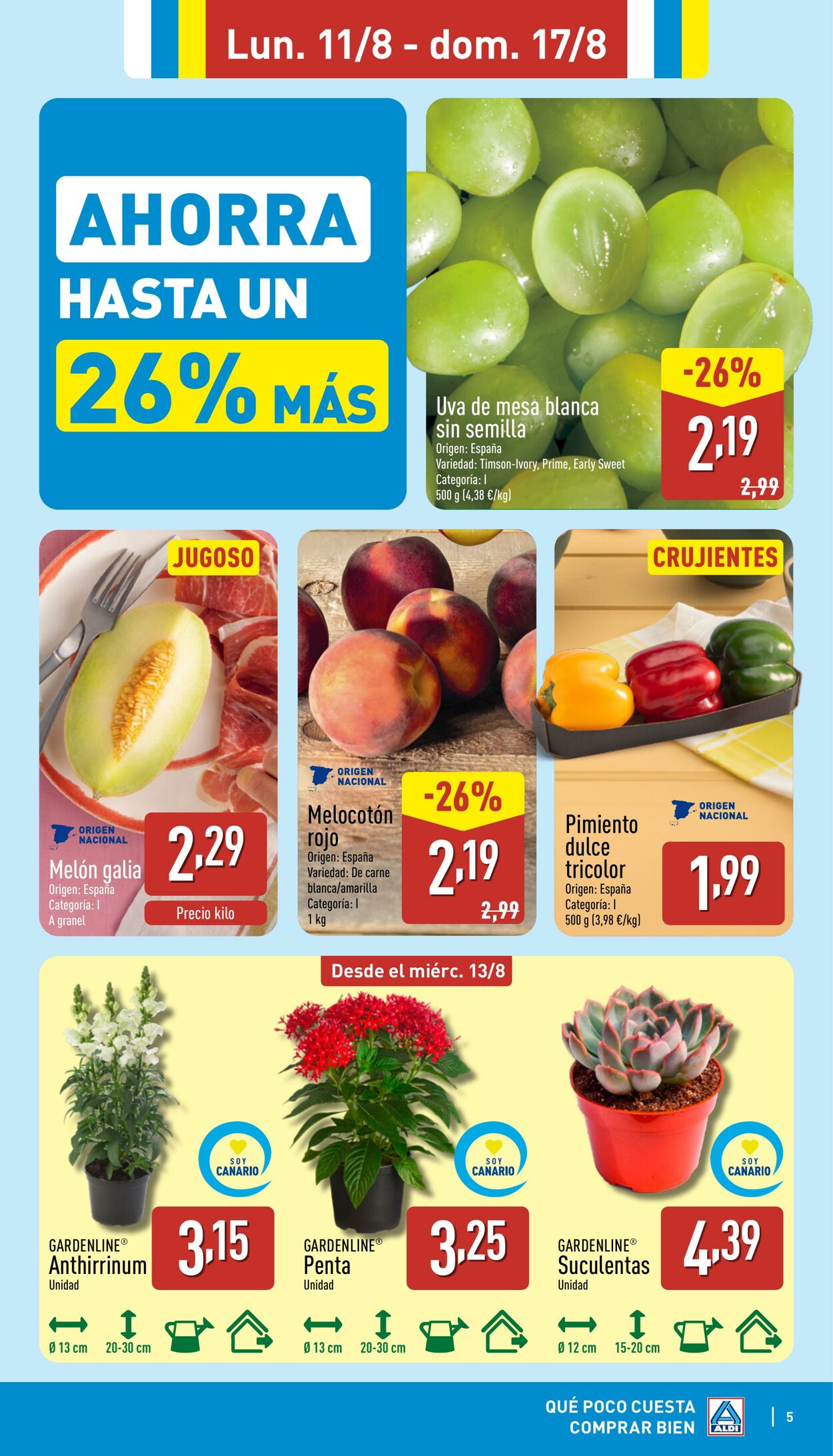 Folleto Aldi 11.08.2025 - 17.08.2025