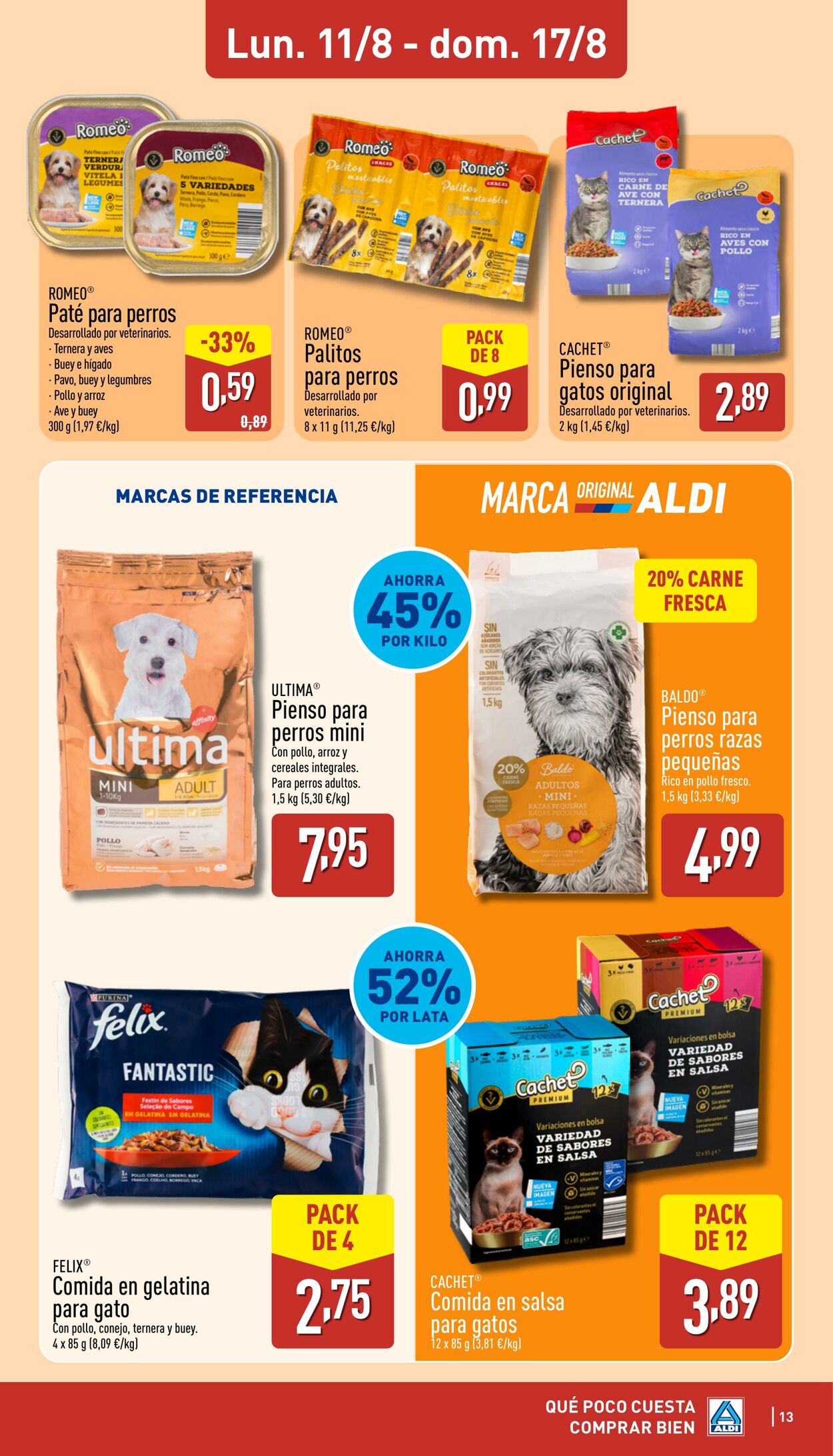Folleto Aldi 11.08.2025 - 17.08.2025