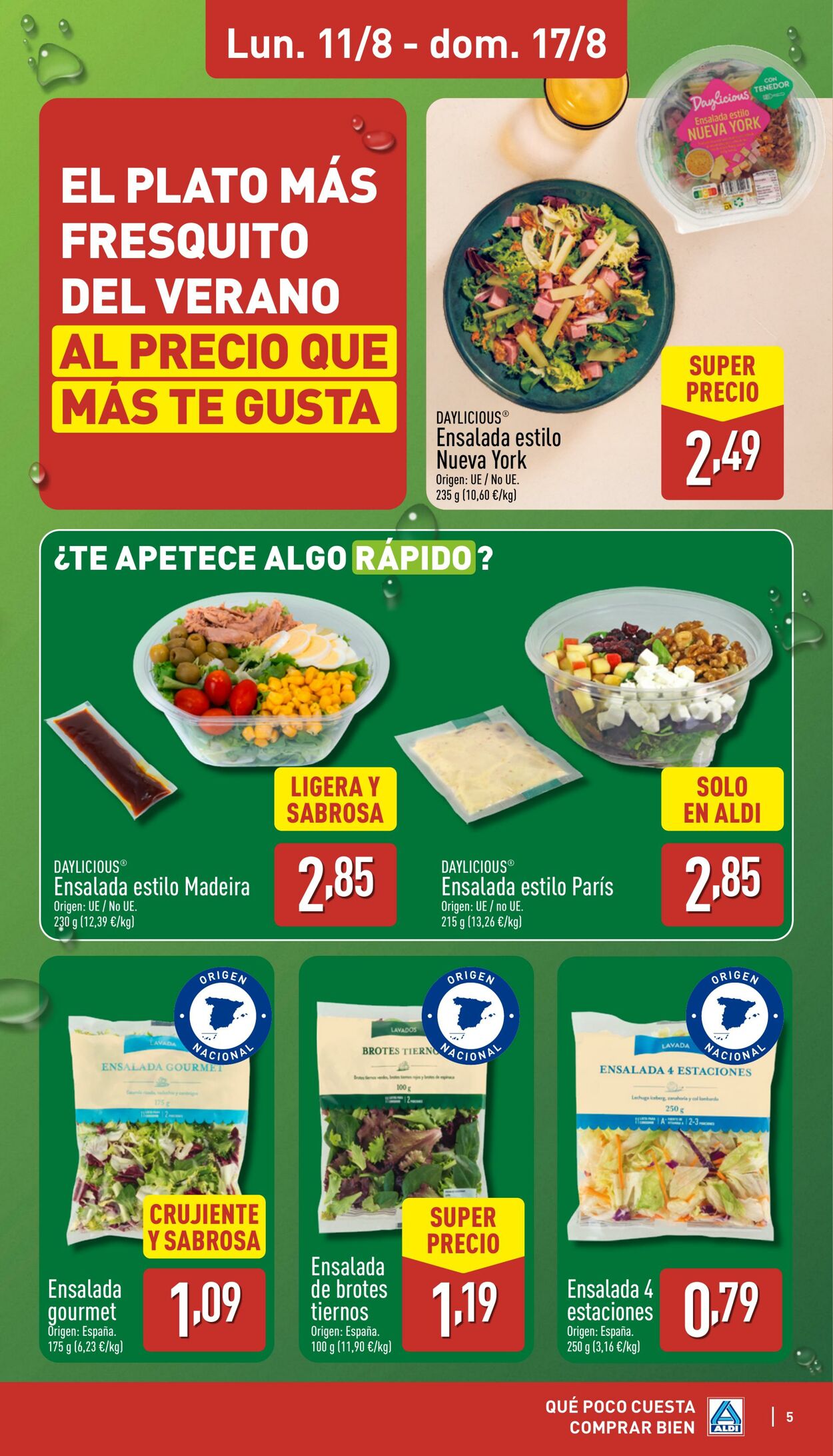 Folleto Aldi 11.08.2025 - 17.08.2025