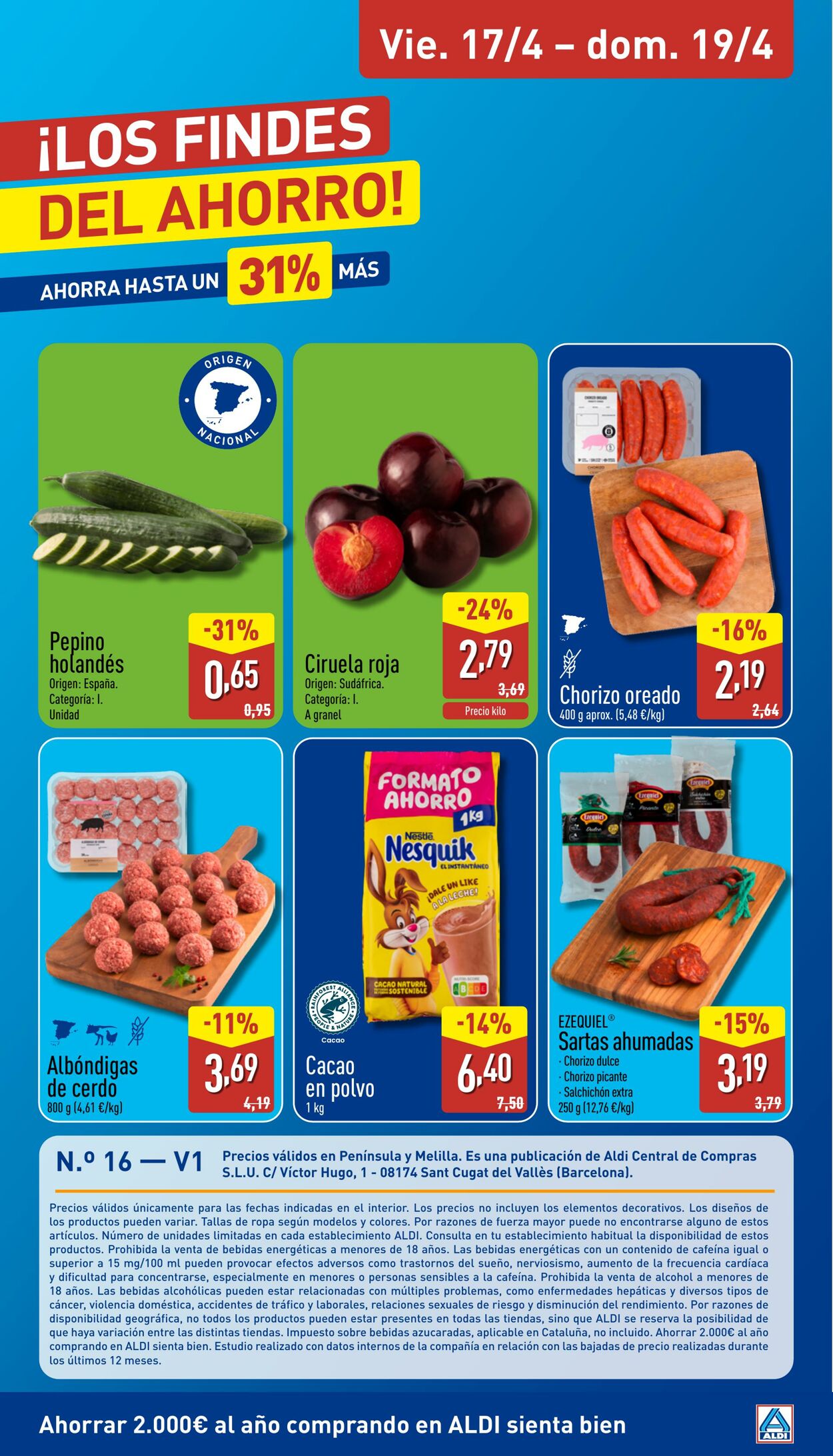 Folleto Aldi 13.04.2026 - 19.04.2026