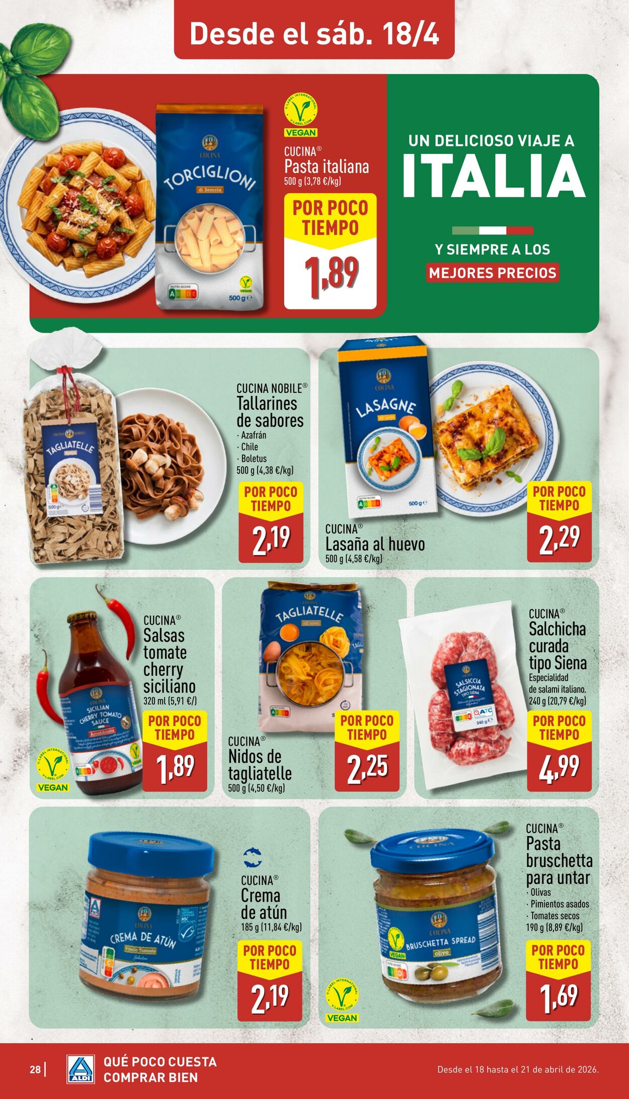 Folleto Aldi 13.04.2026 - 19.04.2026