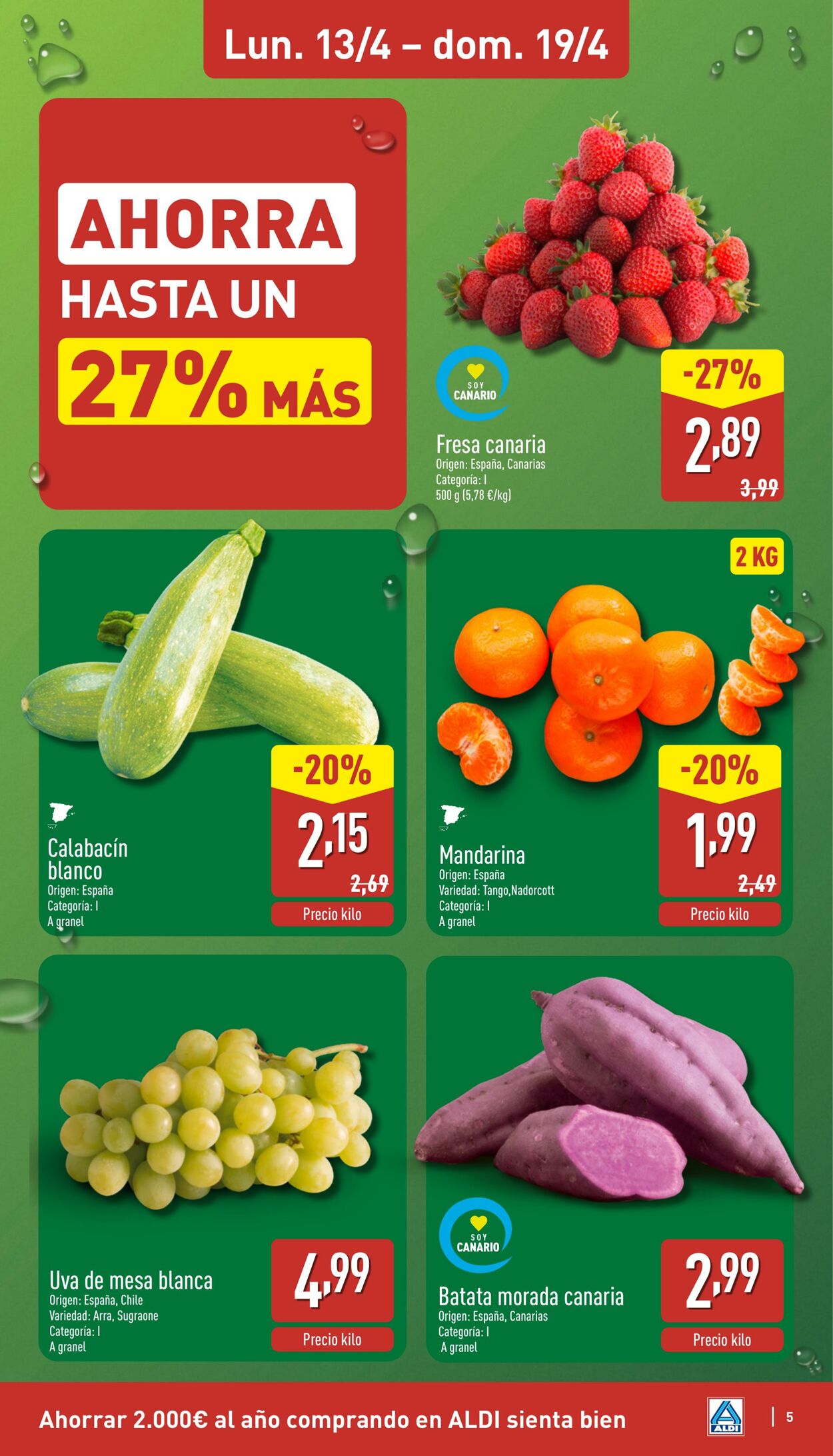 Folleto Aldi 13.04.2026 - 19.04.2026