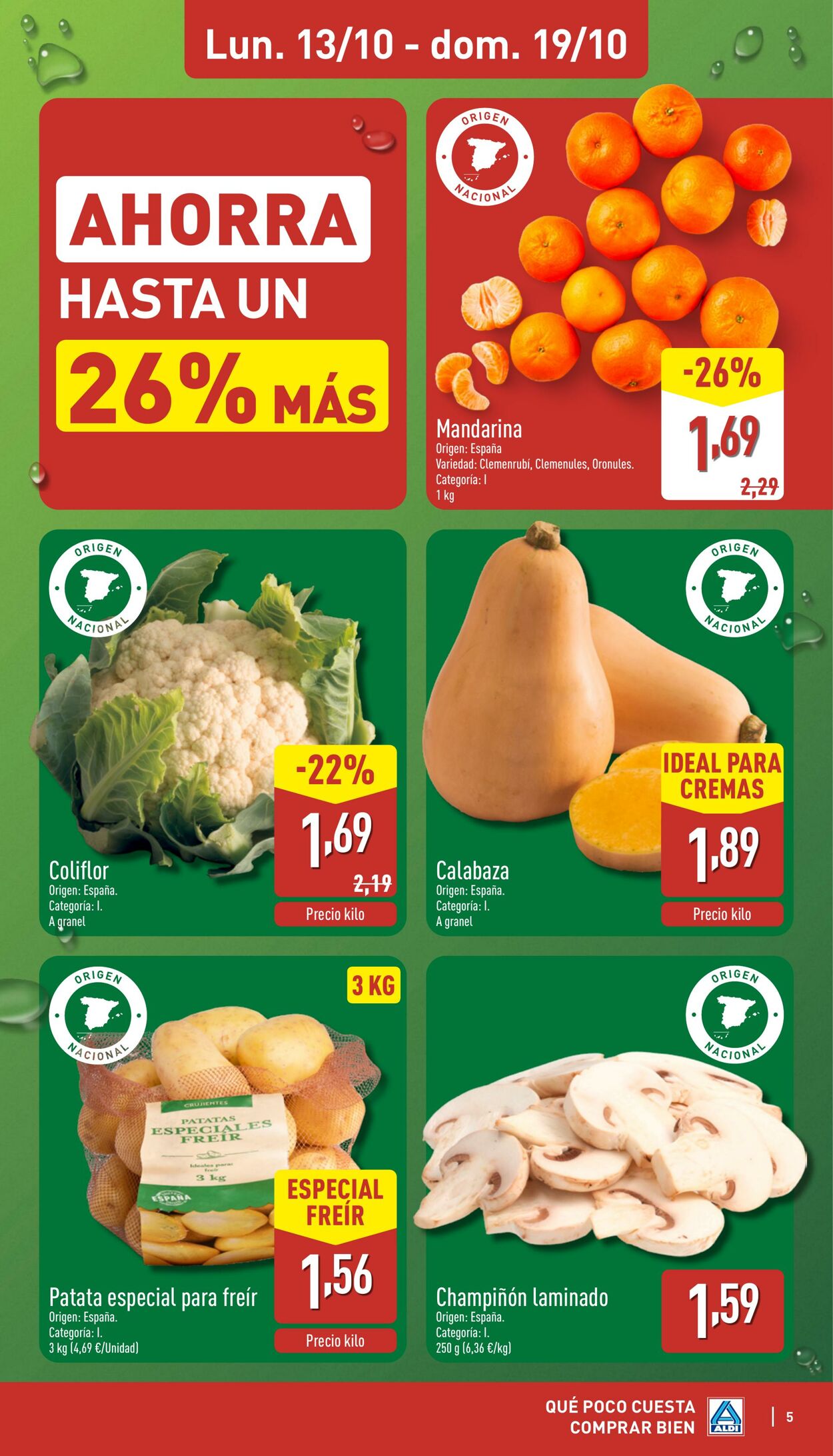 Folleto Aldi 13.10.2025 - 19.10.2025