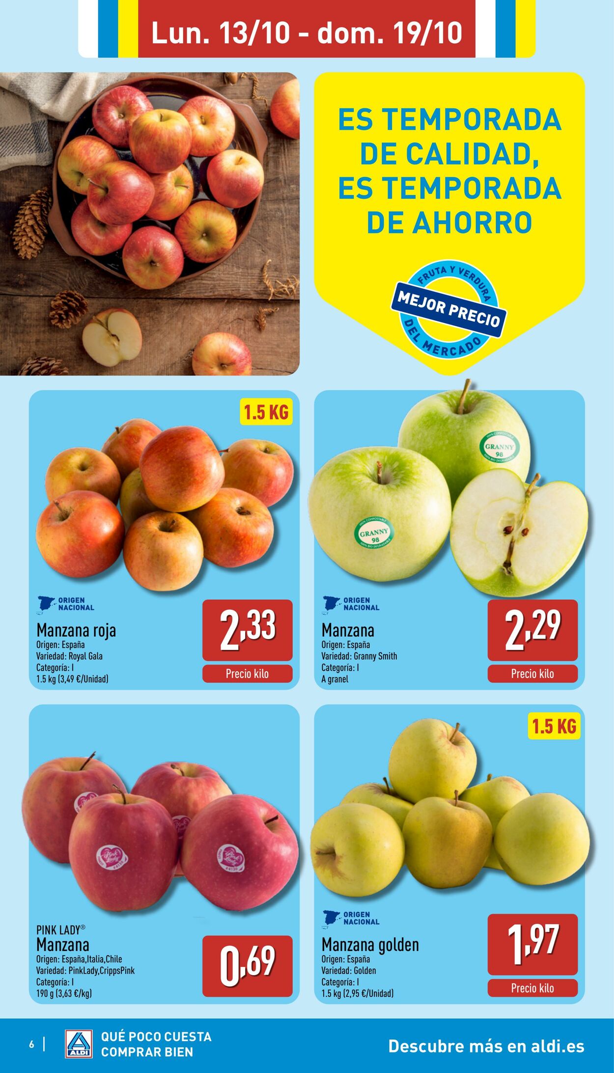 Folleto Aldi 13.10.2025 - 19.10.2025