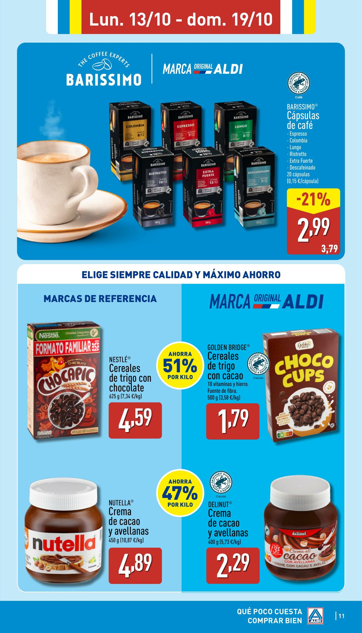 Folleto Aldi 13.10.2025 - 19.10.2025