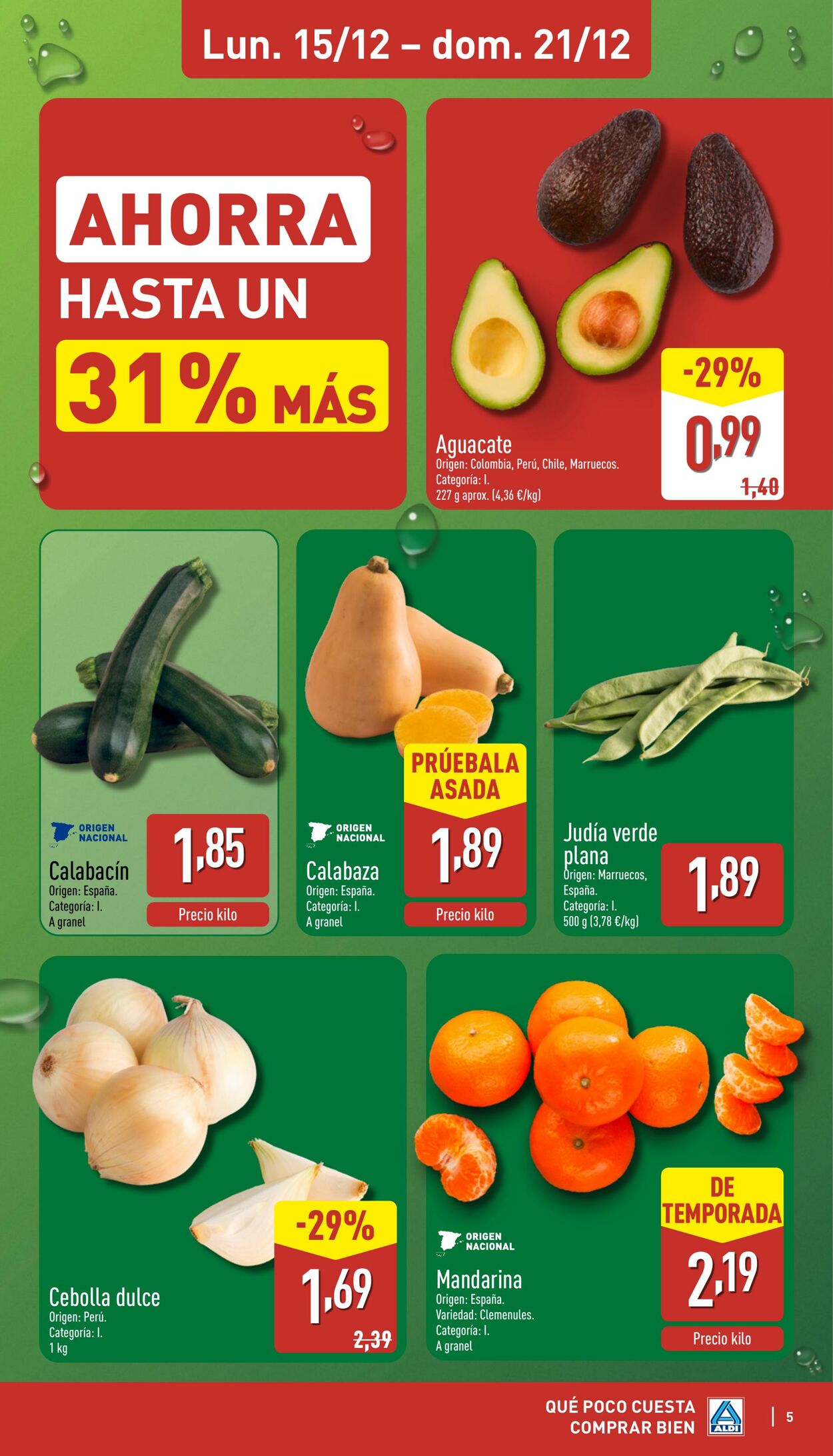 Folleto Aldi 15.12.2025 - 21.12.2025